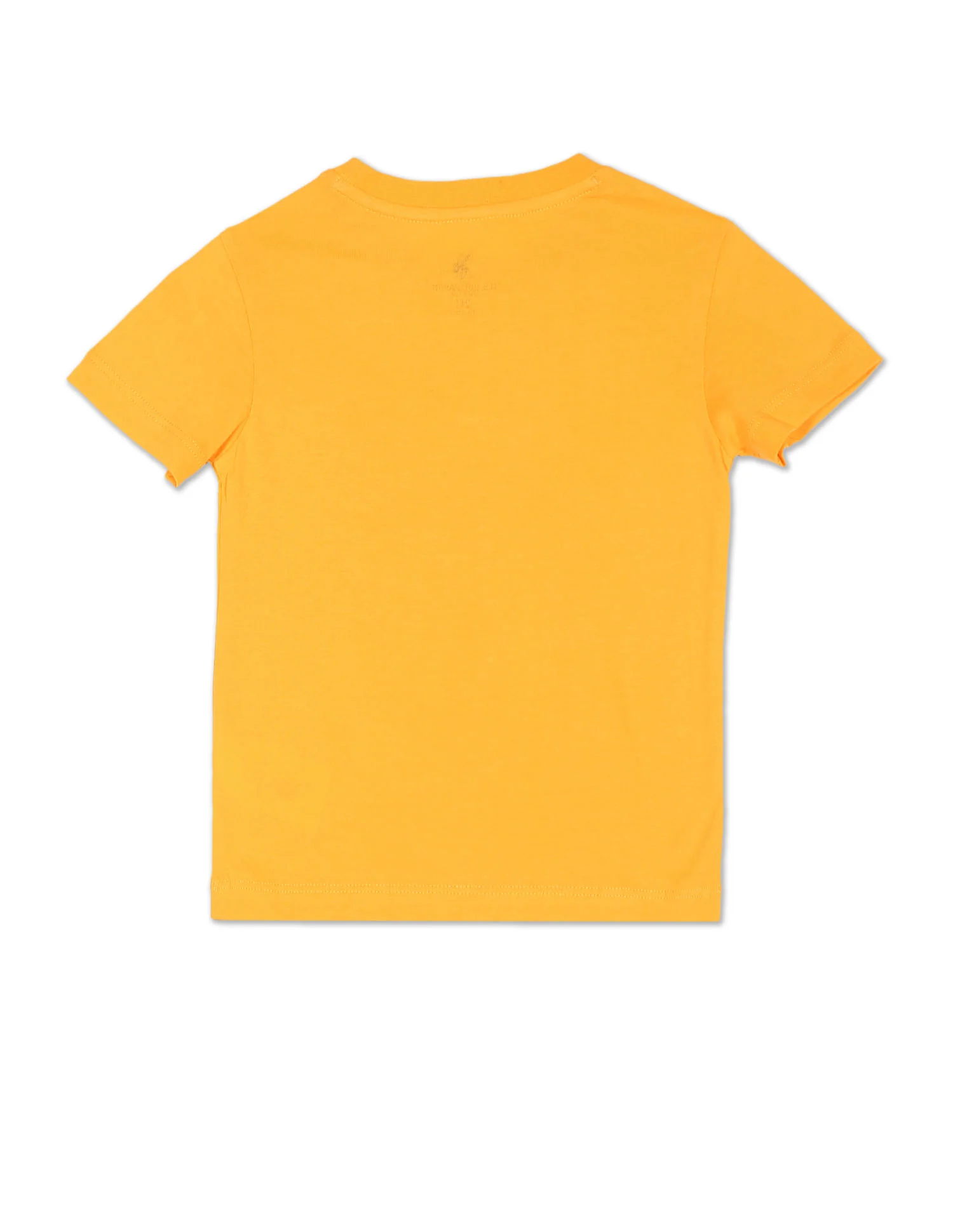 Boys Mustard Crew Neck Graphic Print T-Shirt - Image 2