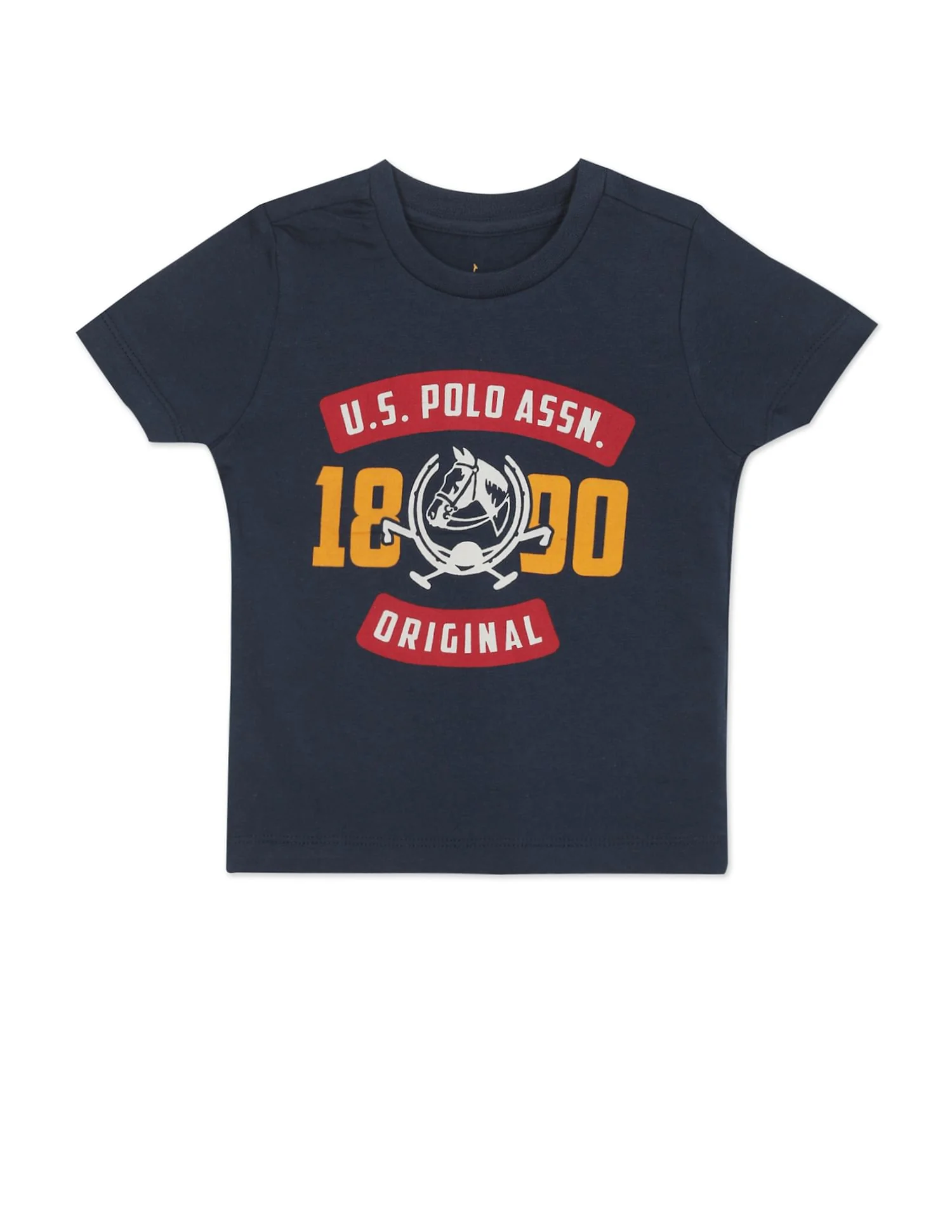 Brand Print Cotton T-Shirt