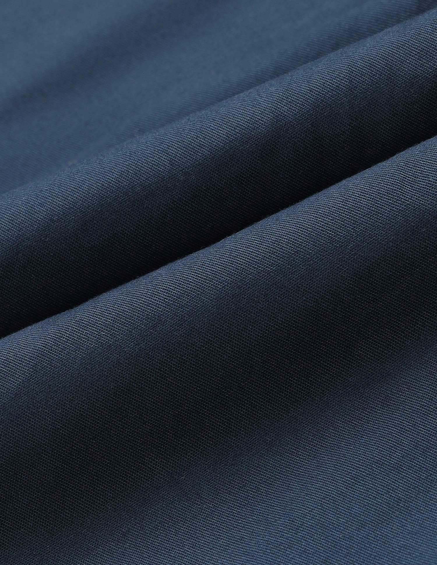 Boys Navy Mid Rise Solid Twill Trousers - Image 2