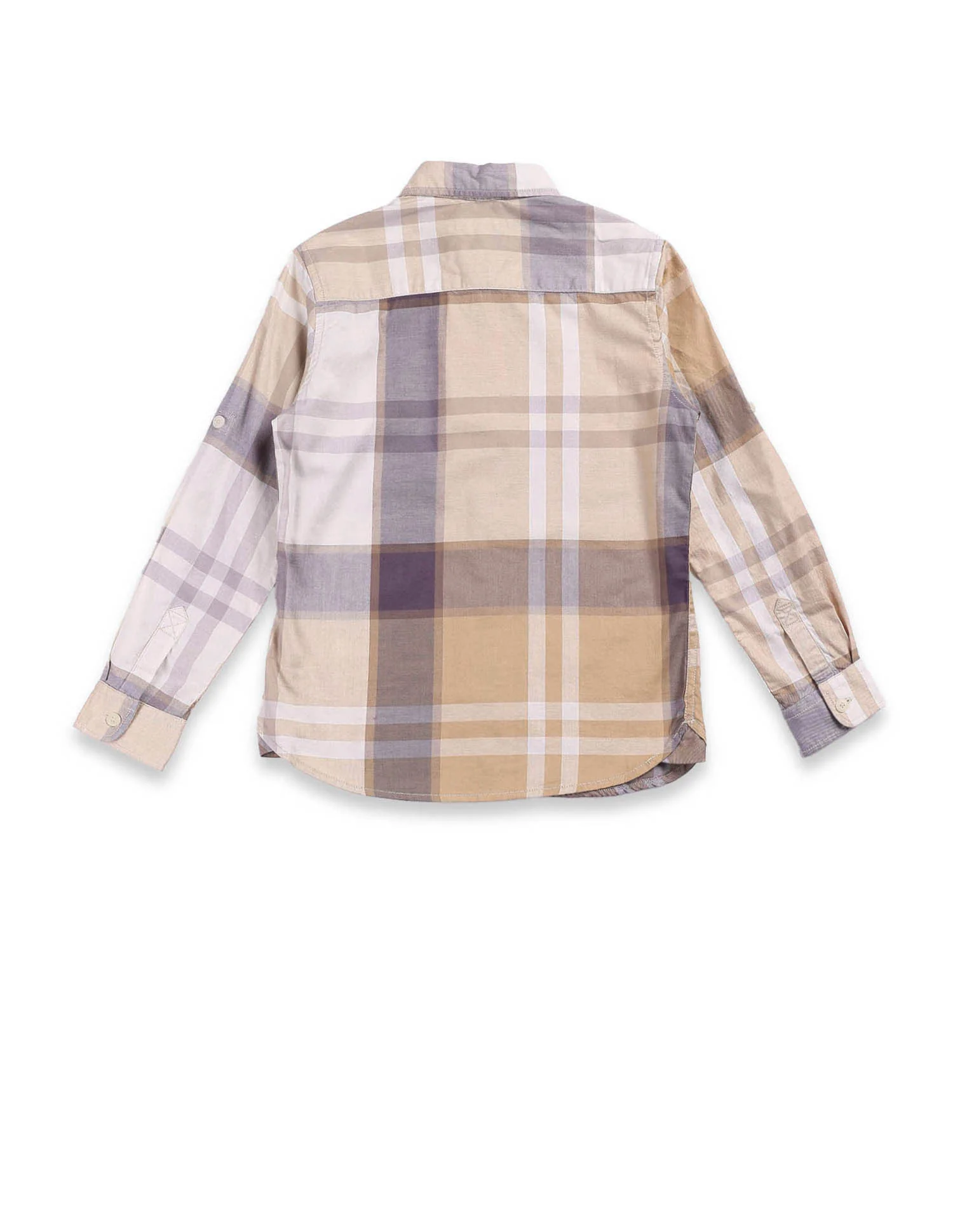 Boys Plaid Check Shirt - Image 6