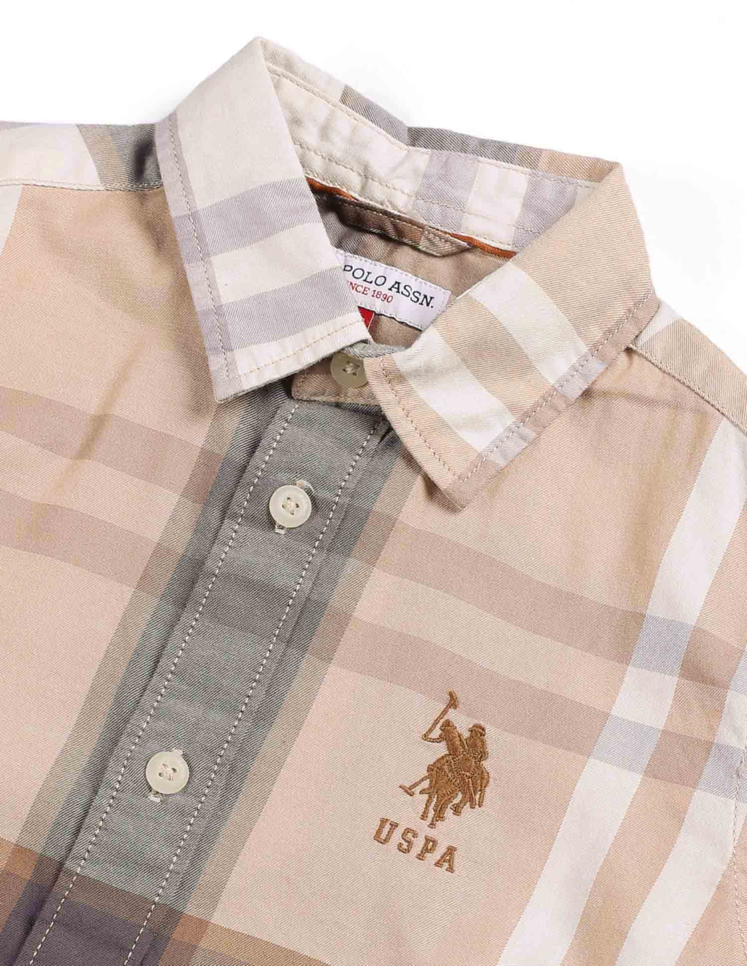 Boys Plaid Check Shirt - Image 7