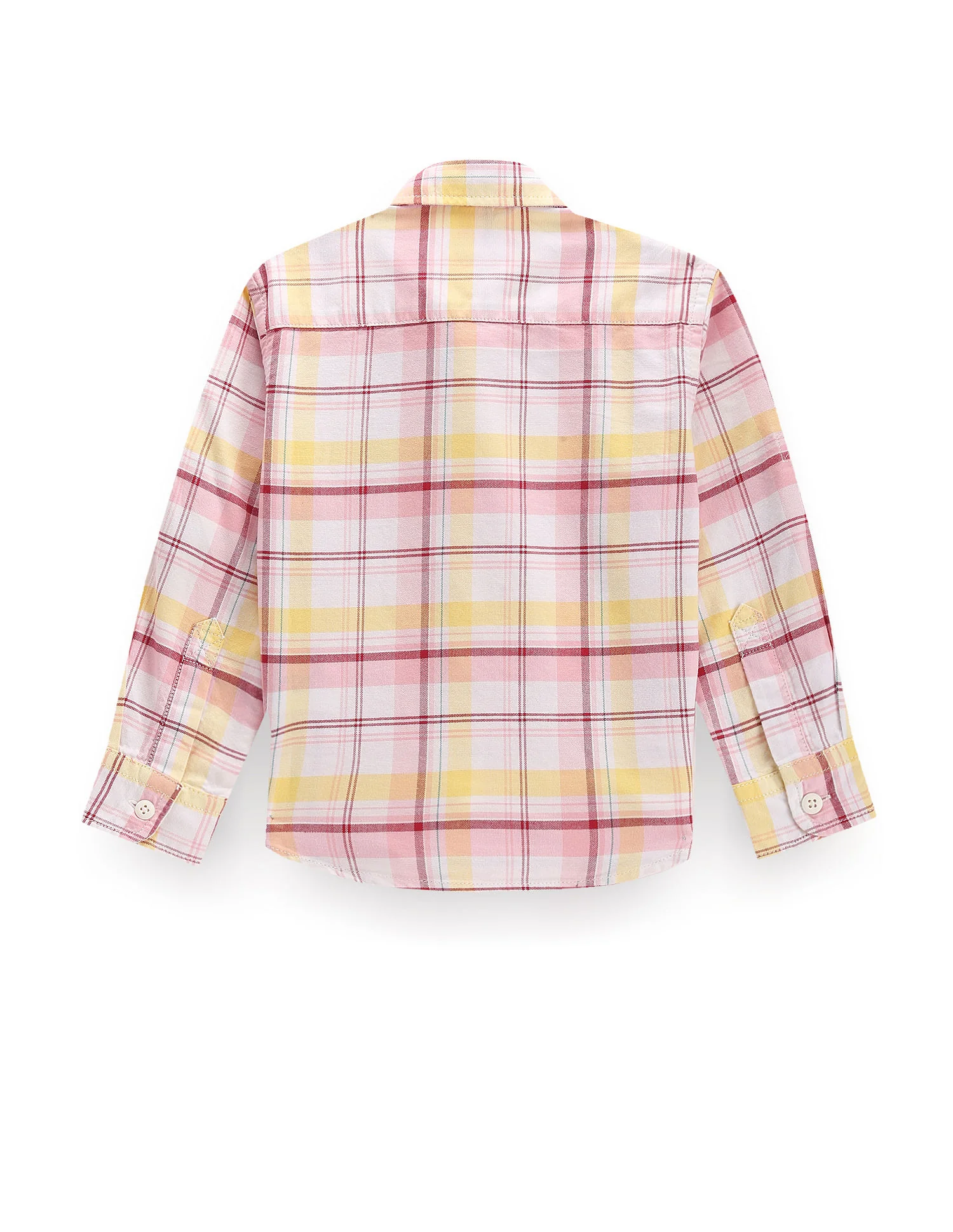 Boys Plaid Check Super Slim Fit Shirt - Image 2