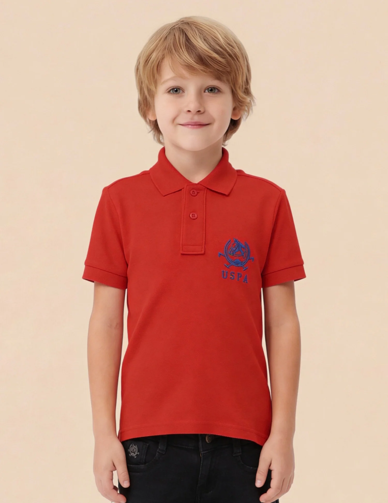 Boys Pure Cotton Polo Shirt - Image 4
