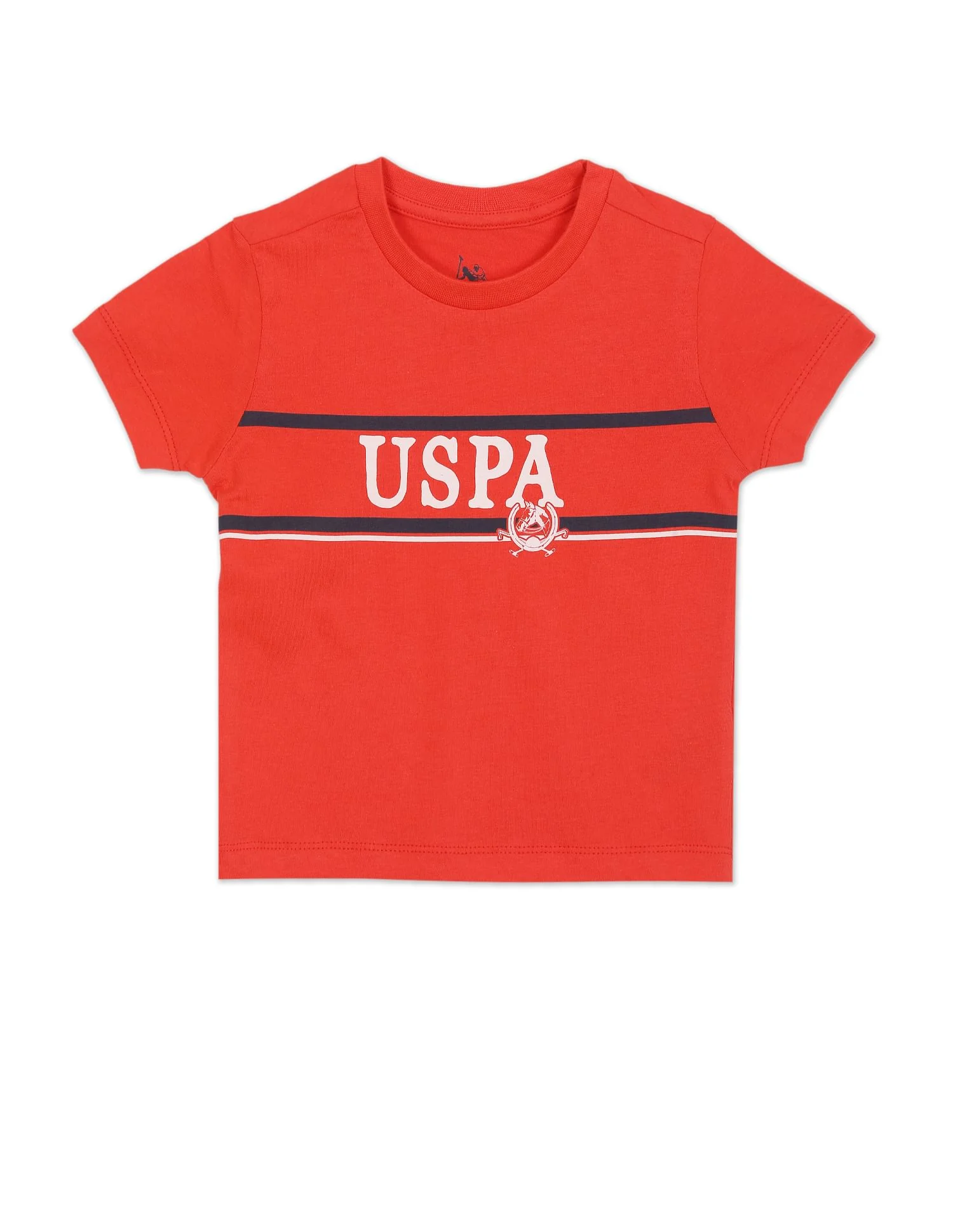 Brand Print Cotton T-Shirt