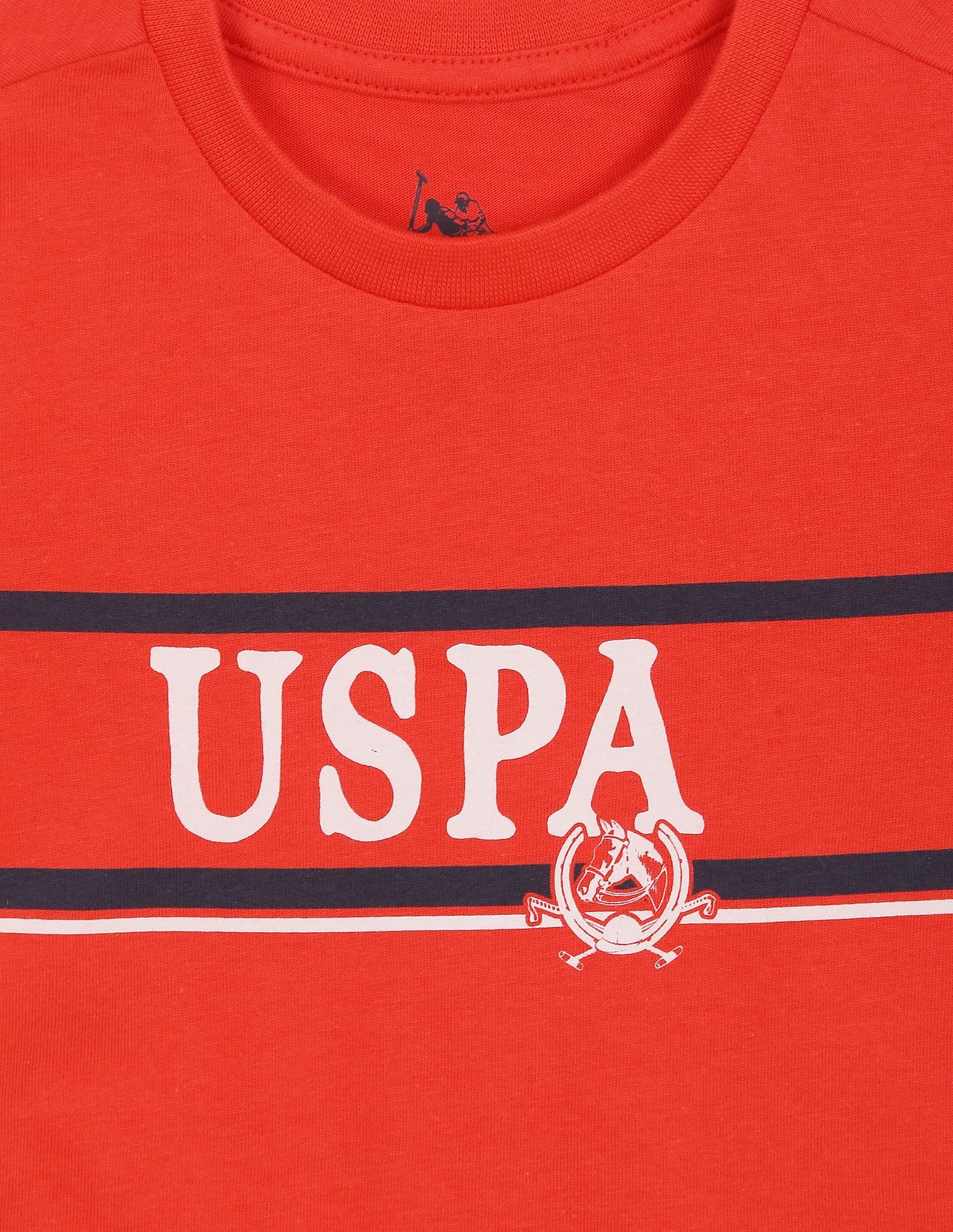 Brand Print Cotton T-Shirt - Image 3