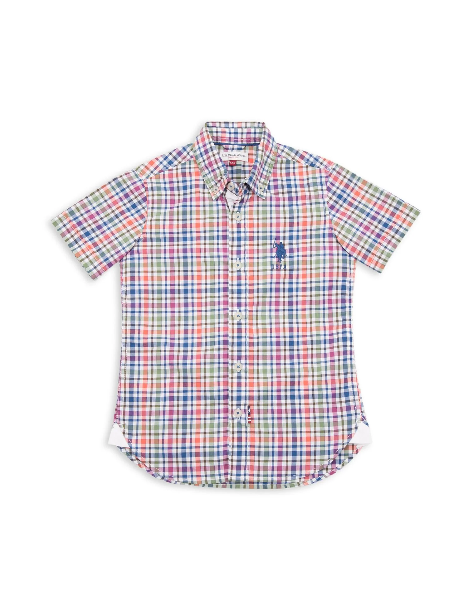 Boys Regular Fit Check Shirt
