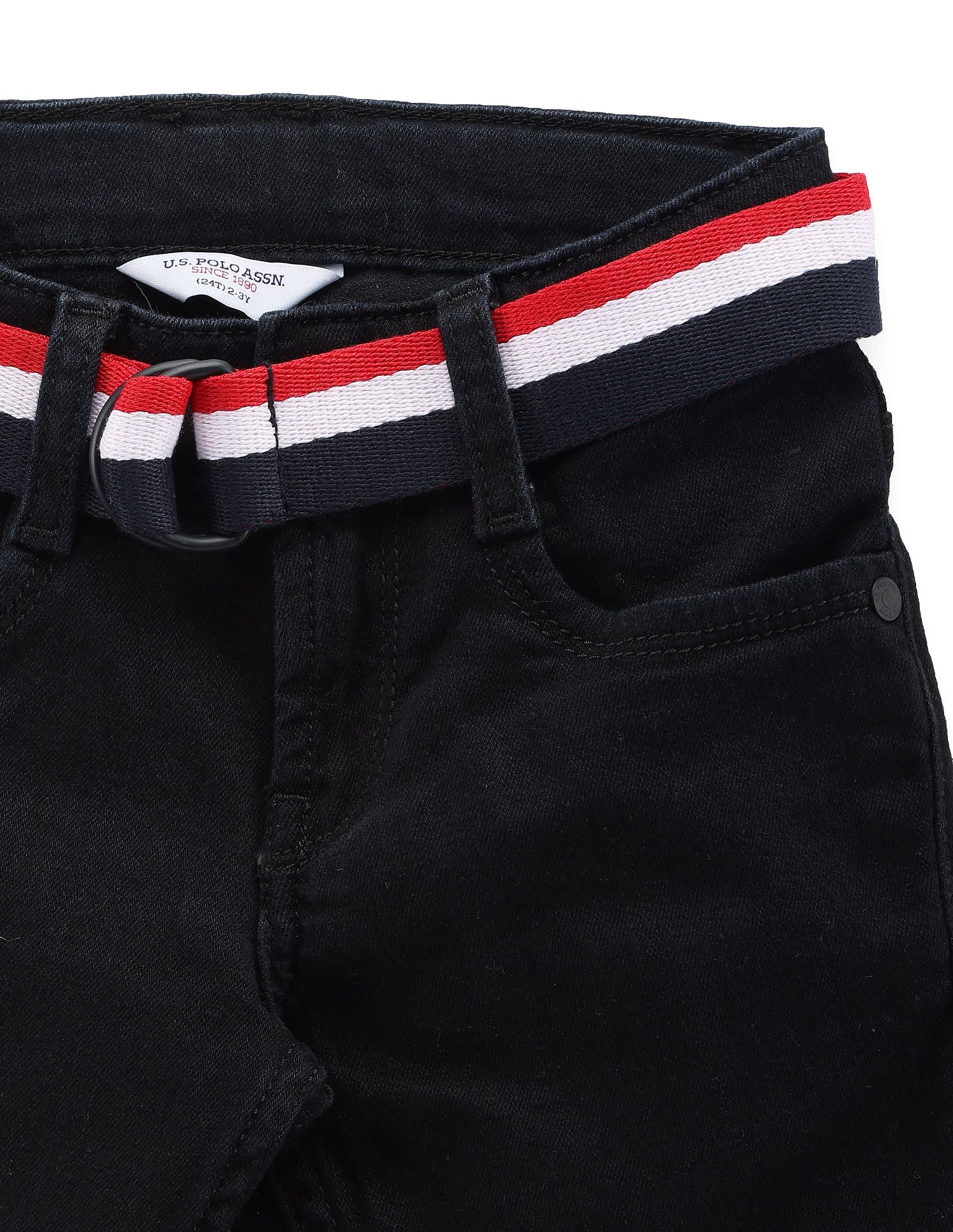 Boys Slim Fit Black Jeans - Image 3