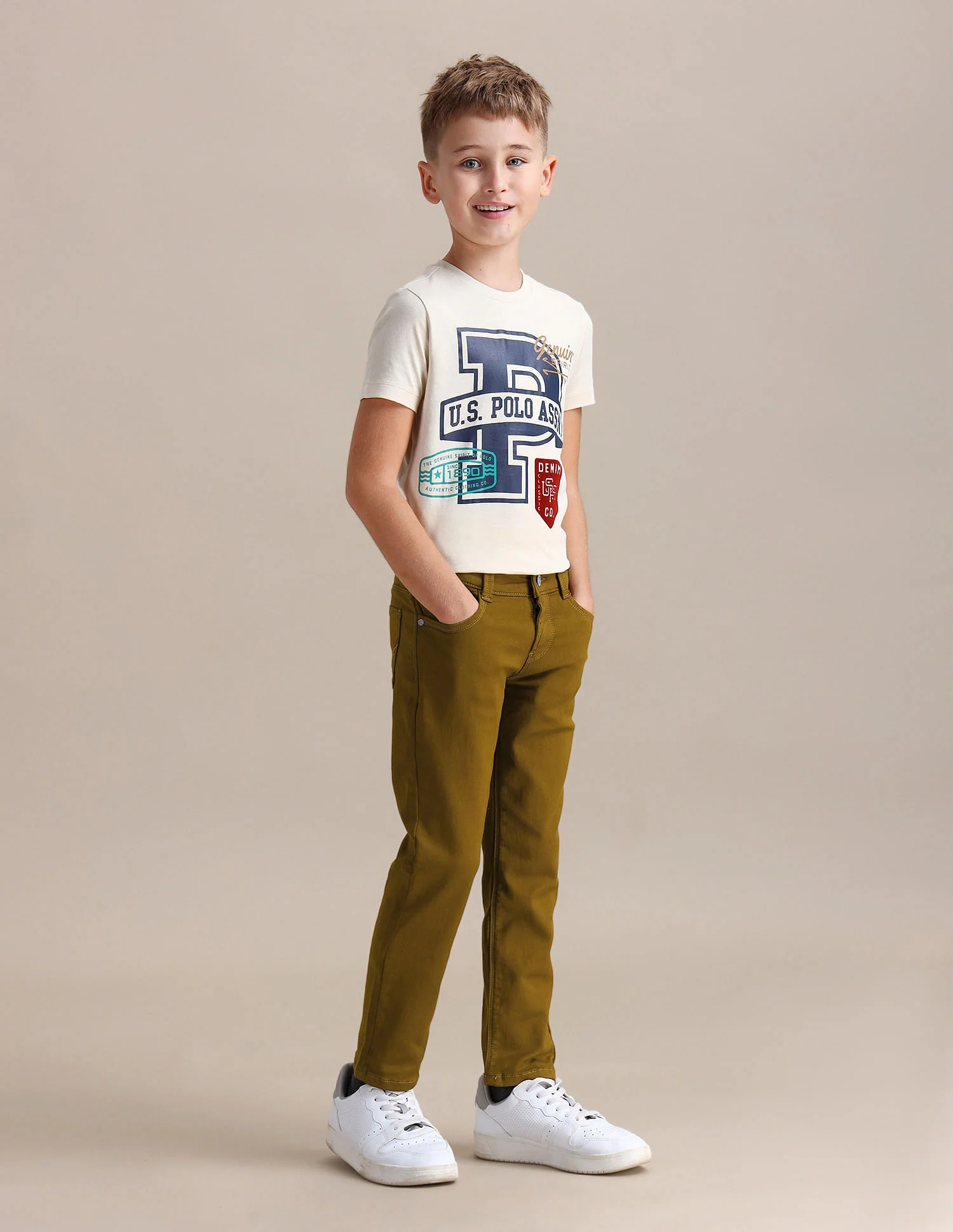 Slim Fit Mid Rise Jeans