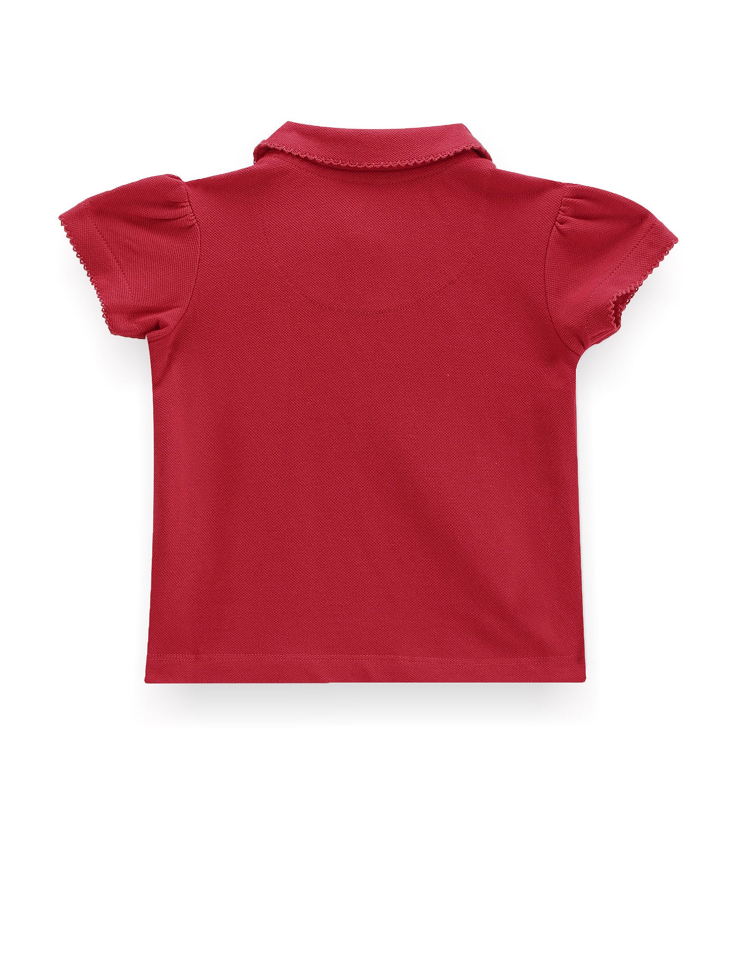 Boys Solid Cotton Polo Shirt - Image 2