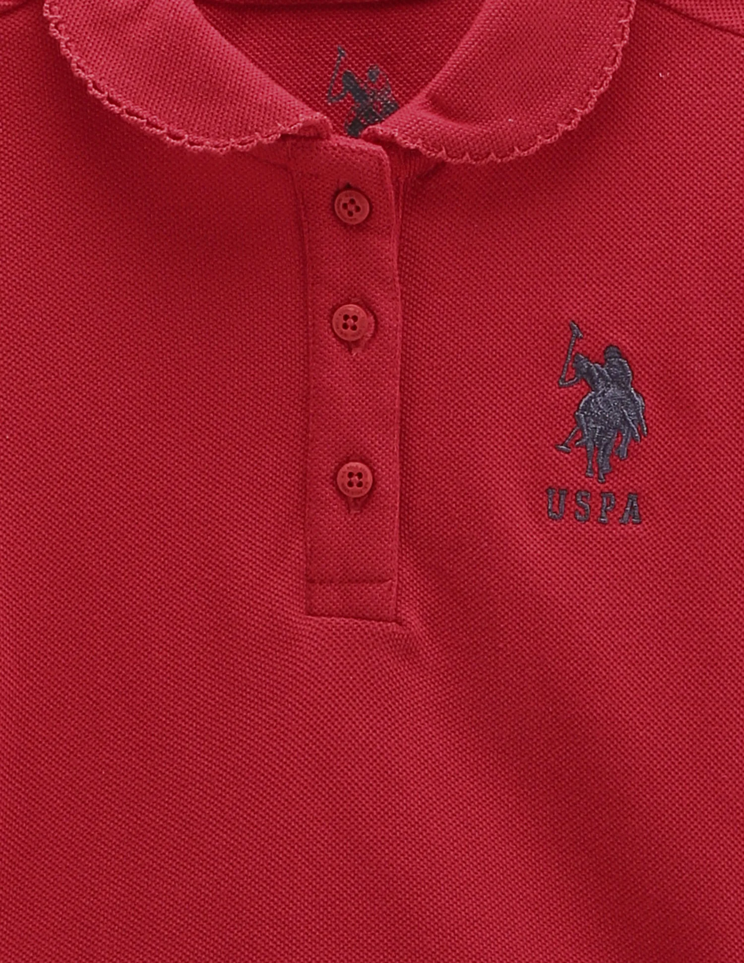 Boys Solid Cotton Polo Shirt - Image 3