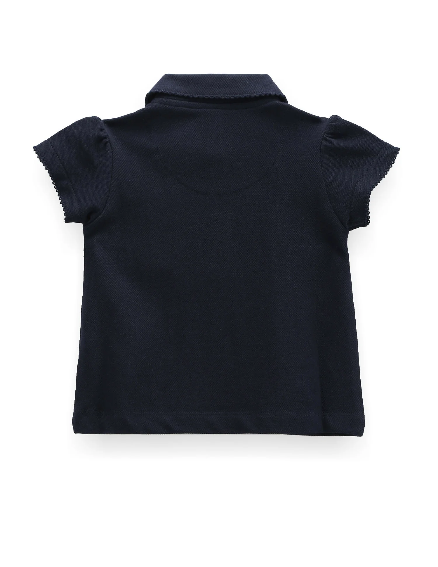 Boys Solid Cotton Polo Shirt - Image 2