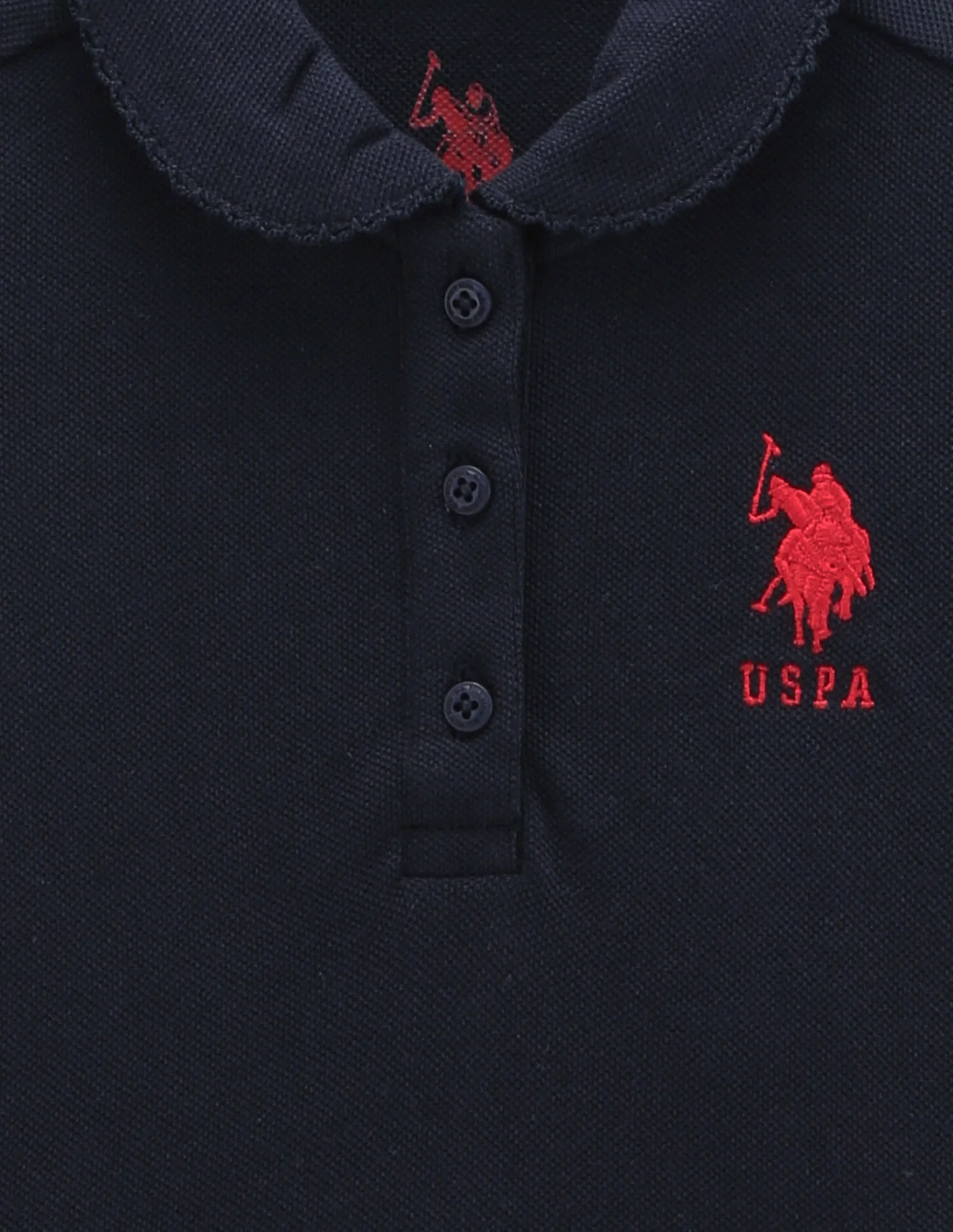 Boys Solid Cotton Polo Shirt - Image 3