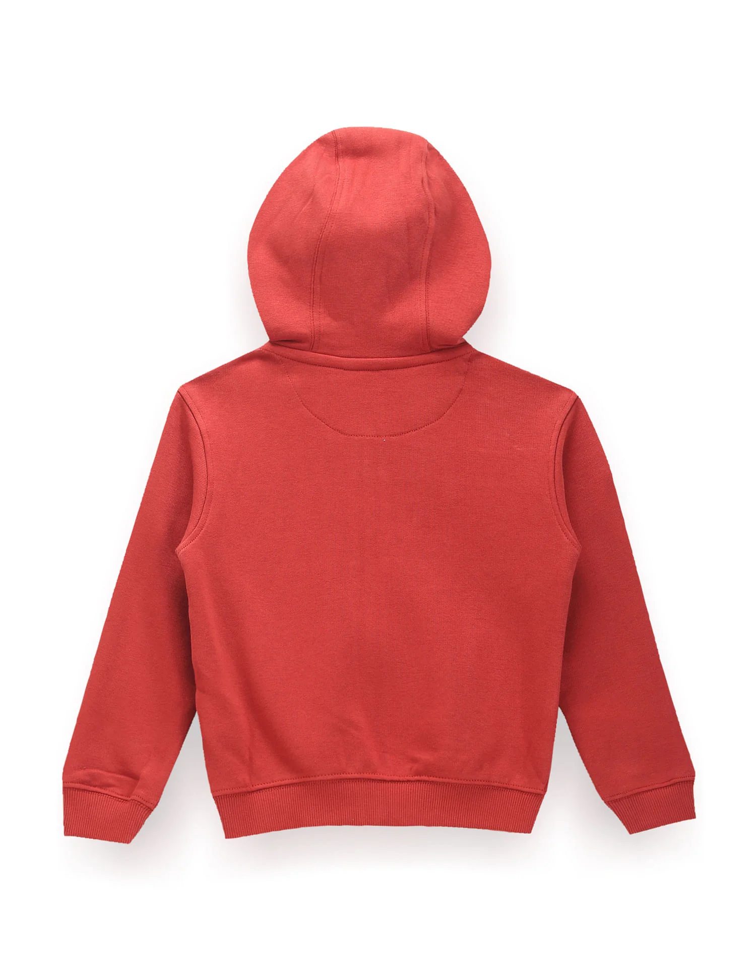 Boys Solid Hooded Sweatshirt - Image 2