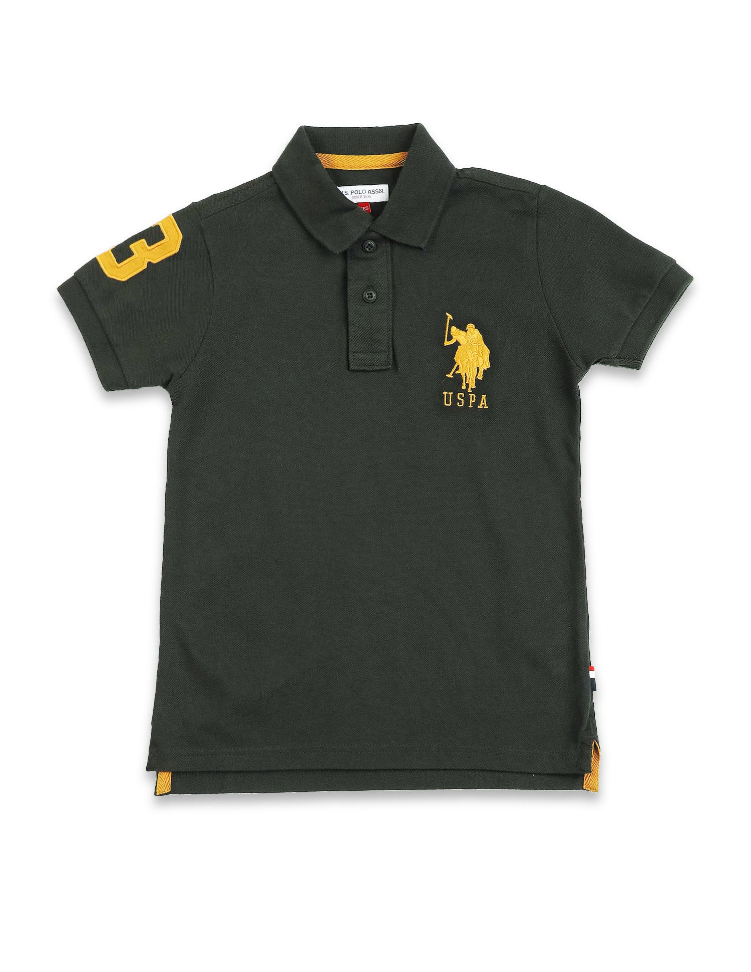 Boys Solid Polo Shirt - Image 6