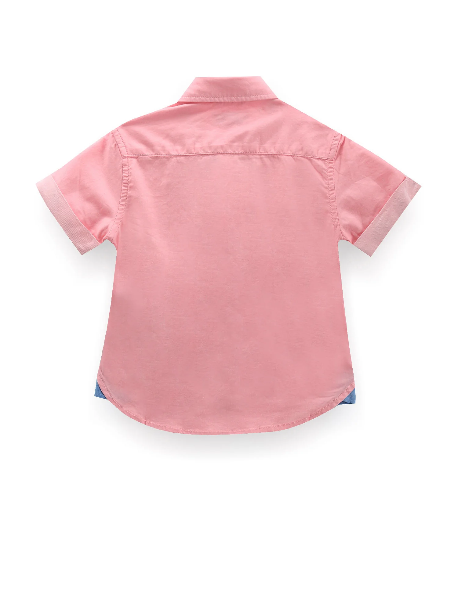 Boys Solid Twill Shirt - Image 2