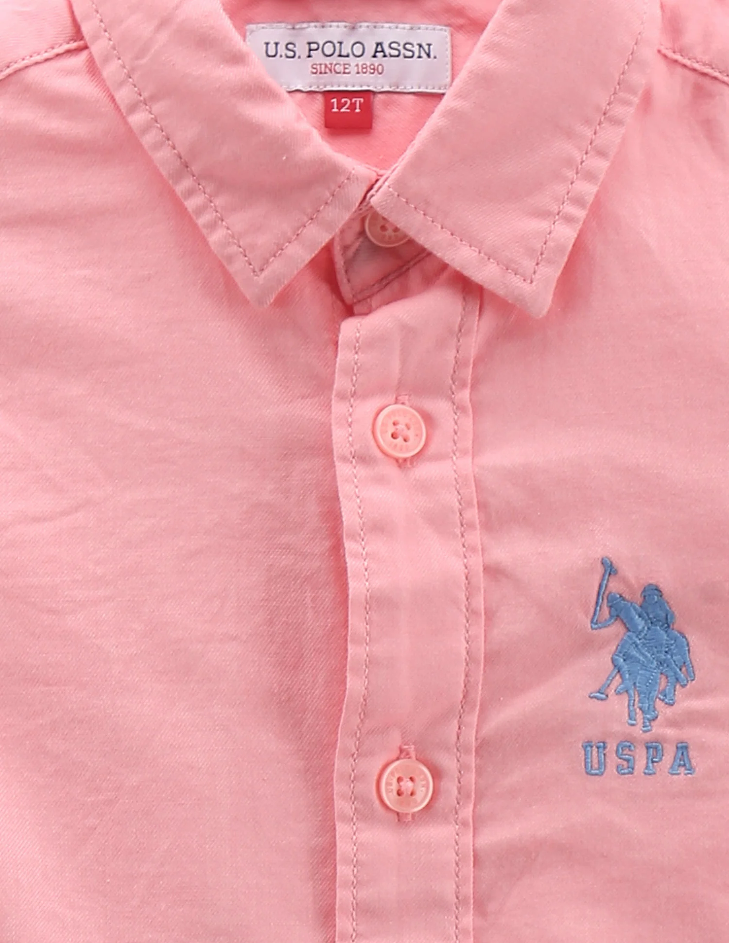 Boys Solid Twill Shirt - Image 3