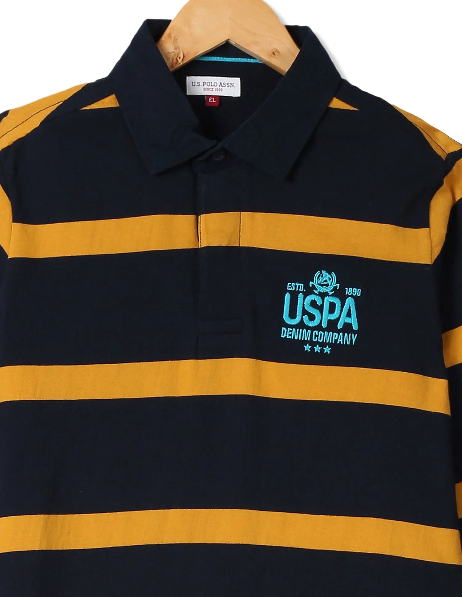 Boys Standard Fit Striped Polo Shirt - Image 3