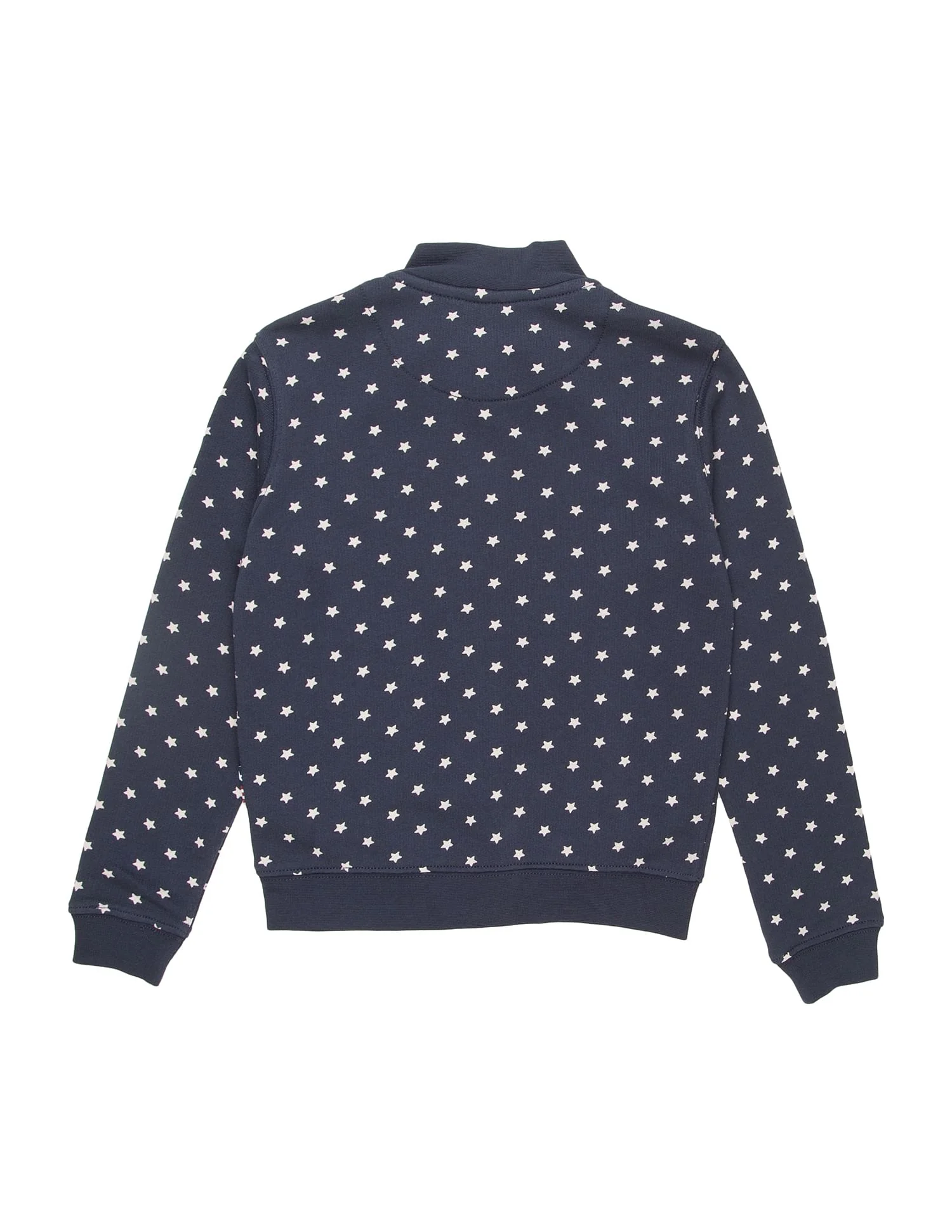 Boys Star Printed Zip Up Sweatshirt - Image 2