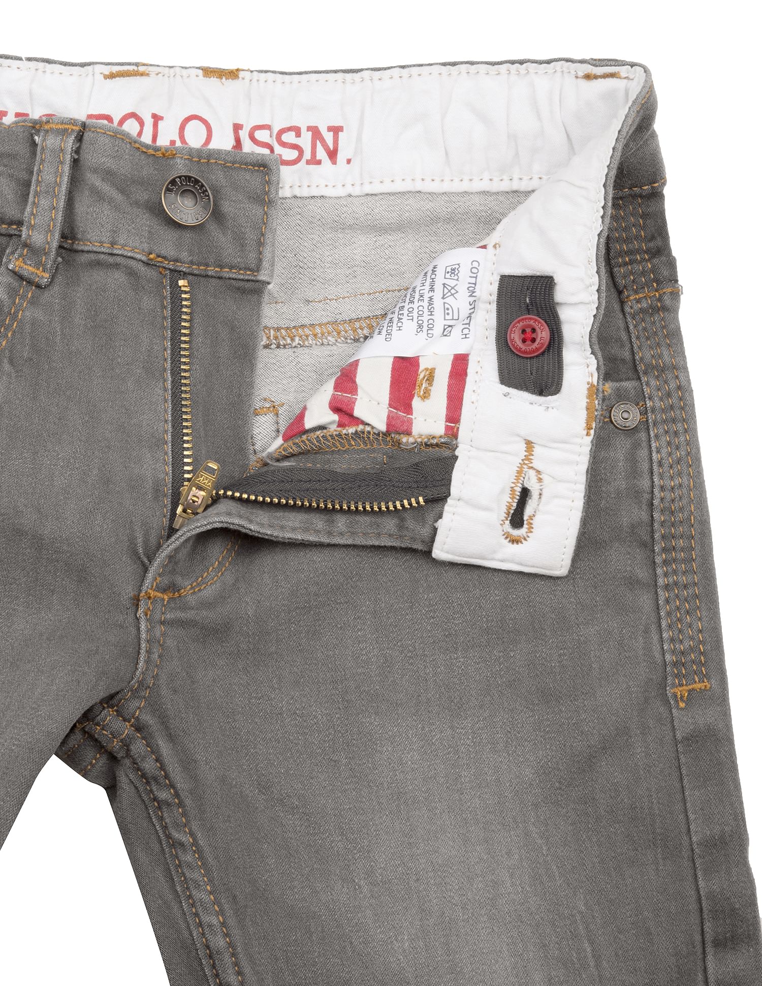 Boys Stone Wash Denim Shorts - Image 3