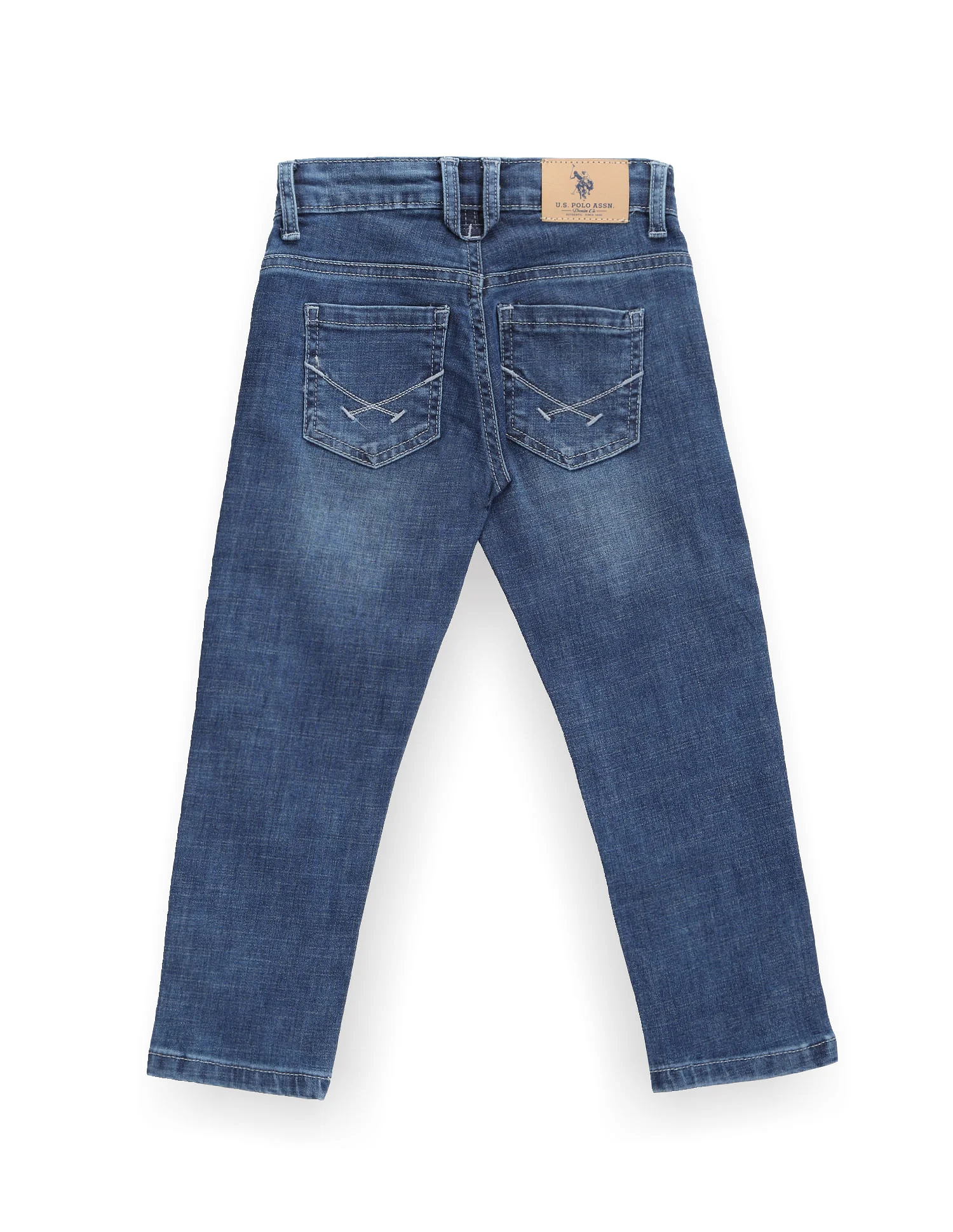 Boys Stone Wash Slim Fit Jeans - Image 2
