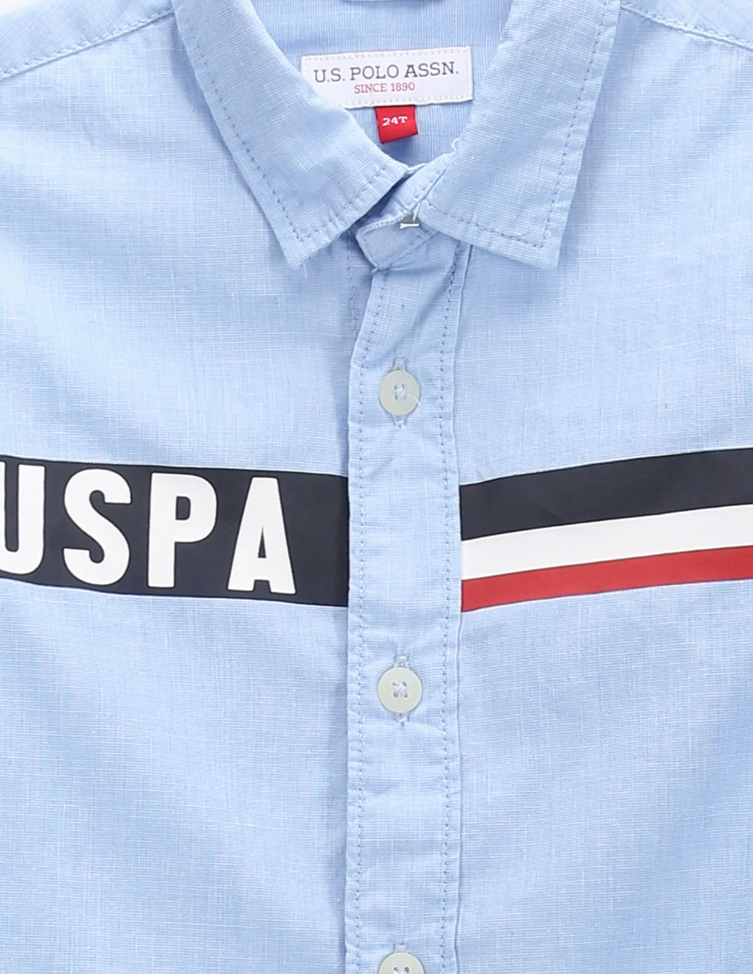Boys Stripe Cotton Shirt - Image 3