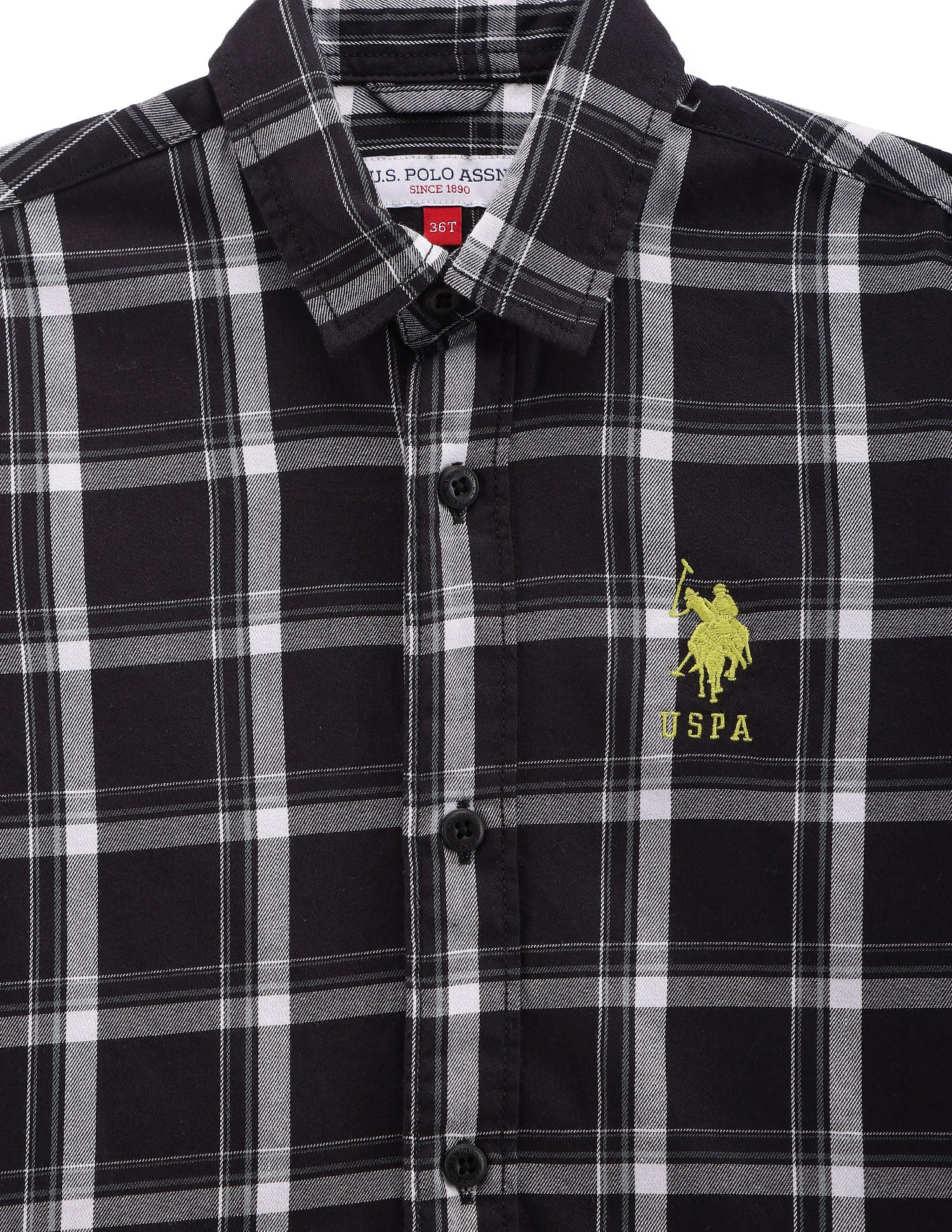 Boys Tartan Check Cotton Shirt - Image 3