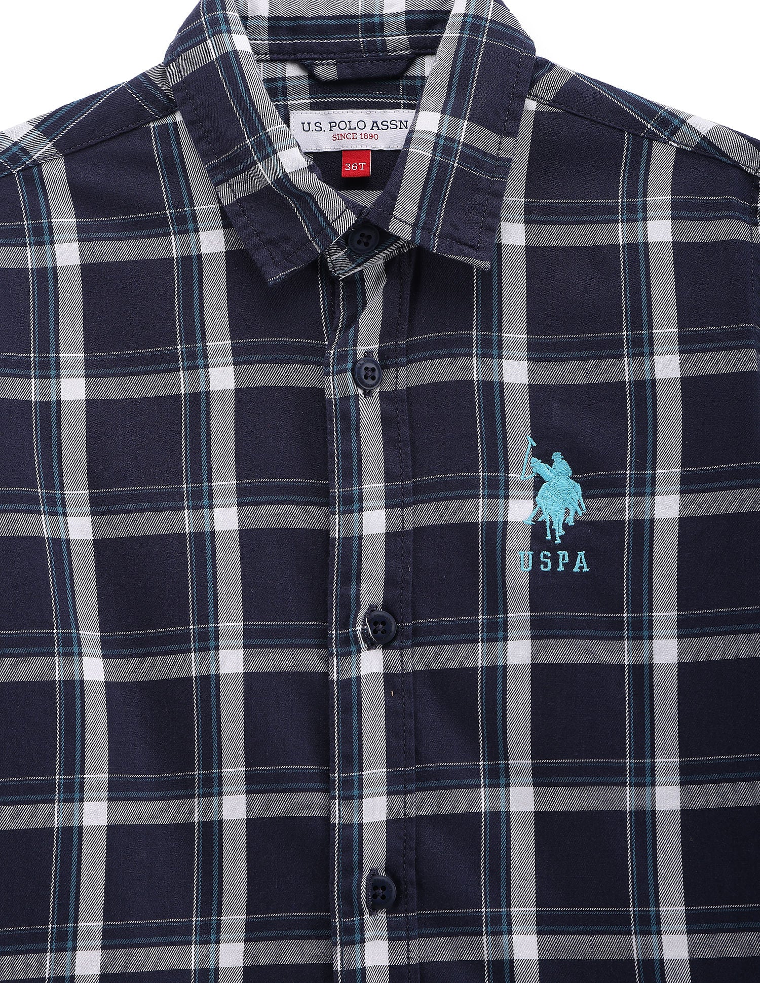 Boys Tartan Check Twill Shirt - Image 3