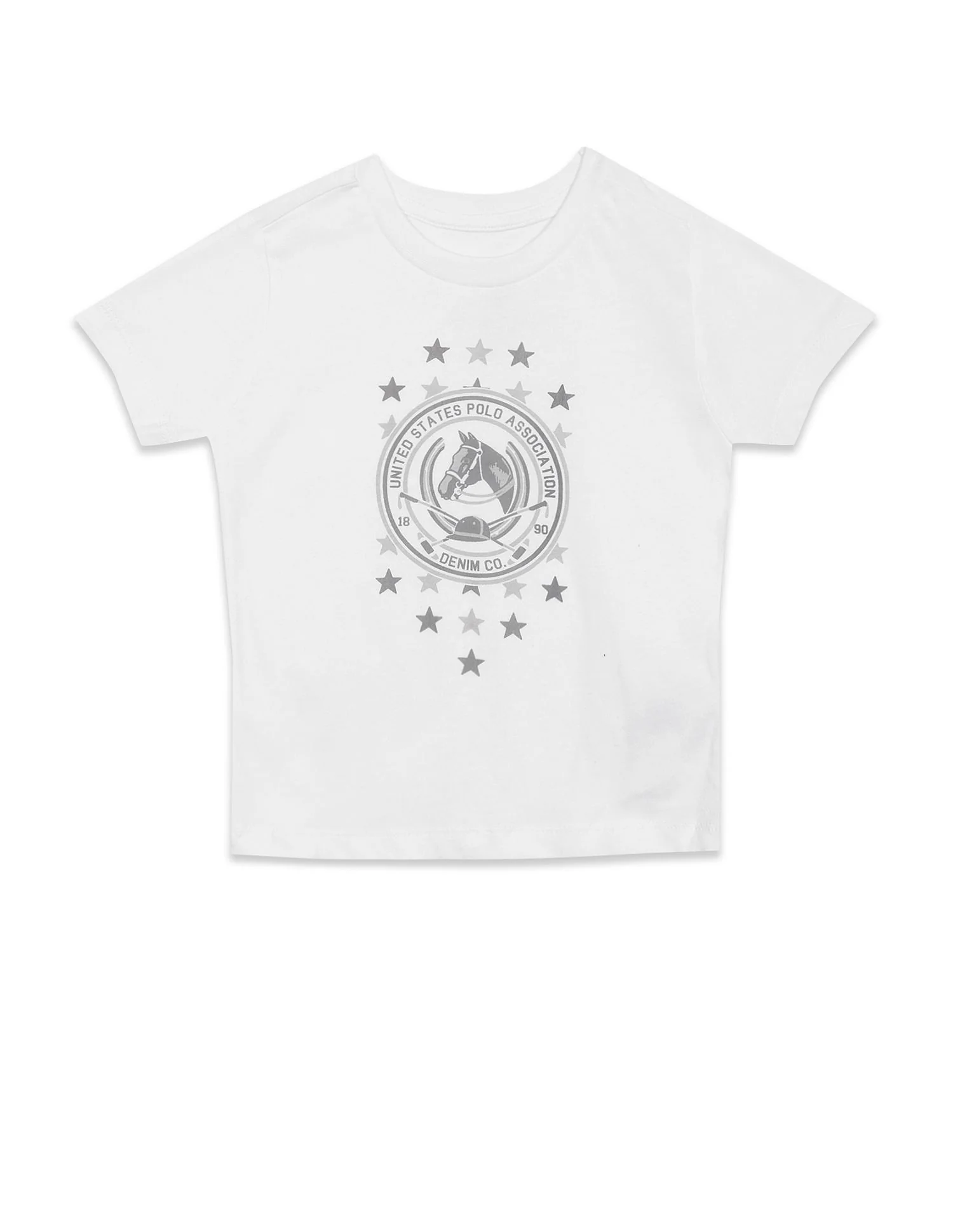 Brand Print Pure Cotton T-Shirt