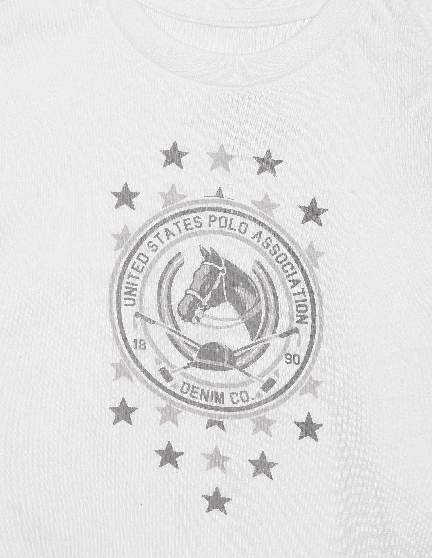 Brand Print Pure Cotton T-Shirt - Image 3