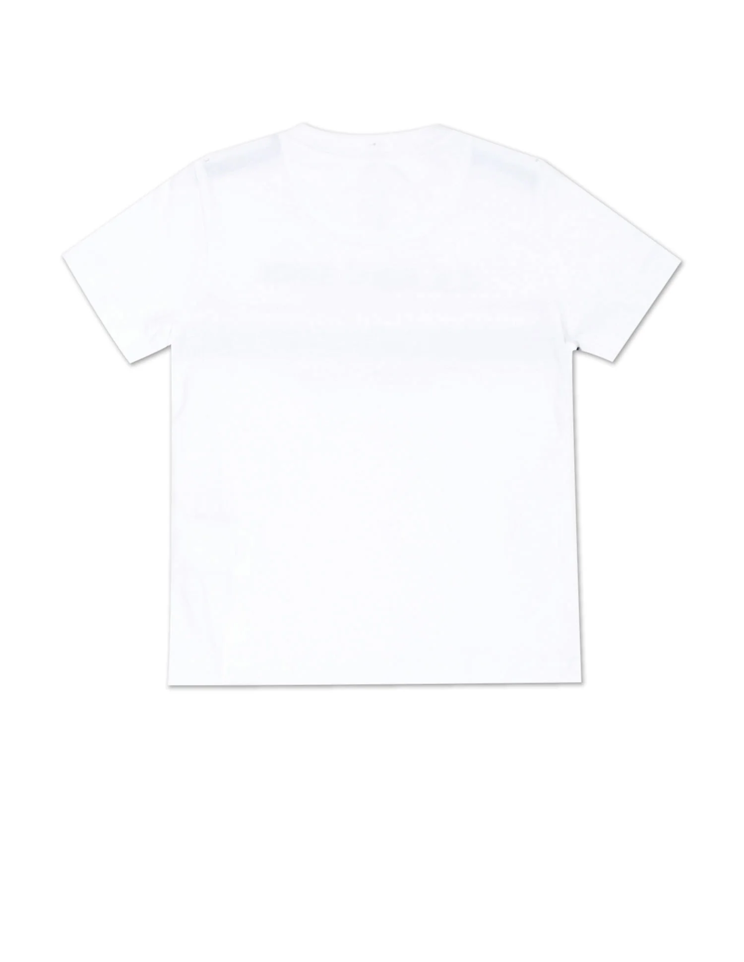 Boys White Crew Neck Brand Print T-Shirt - Image 2