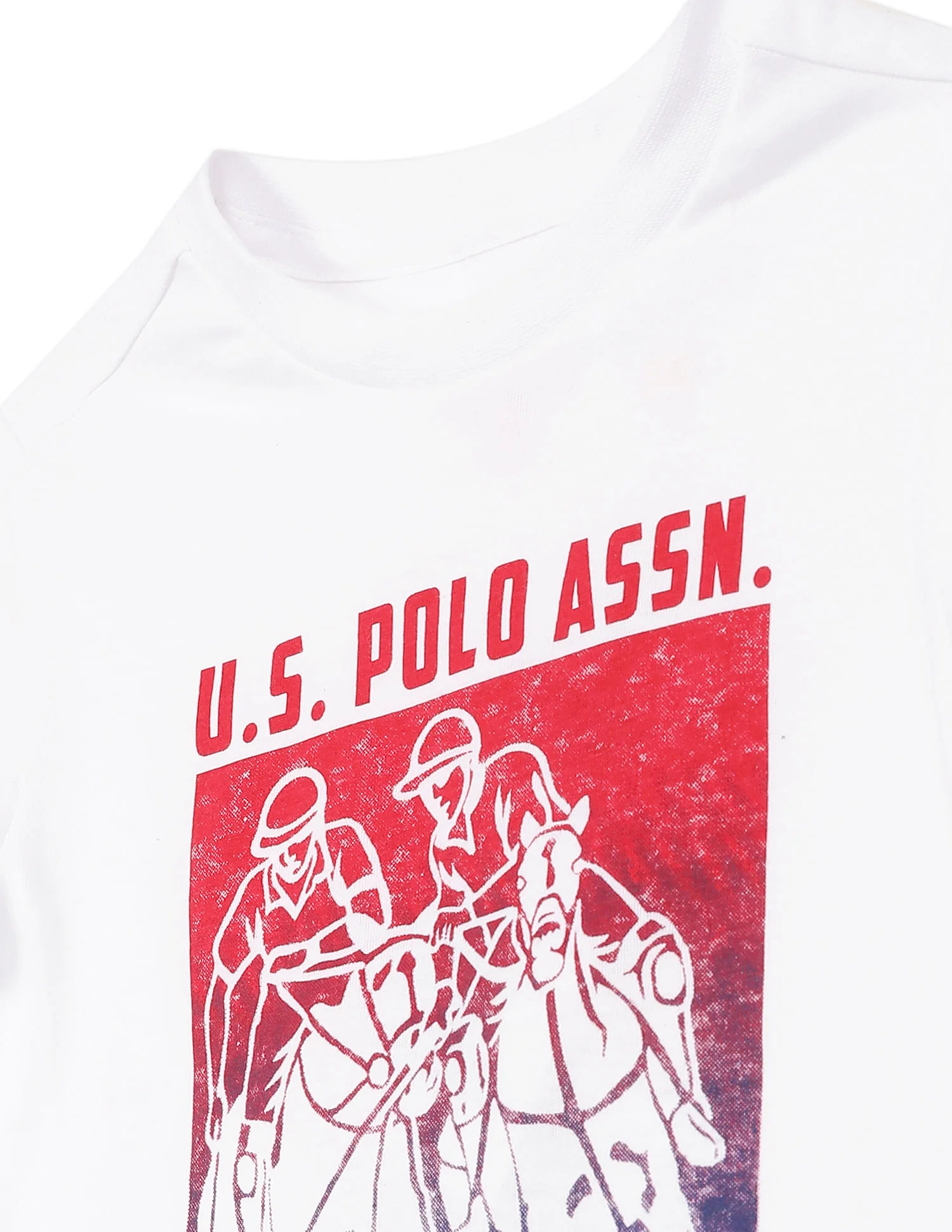 Boys White Crew Neck Brand Print T-Shirt - Image 3