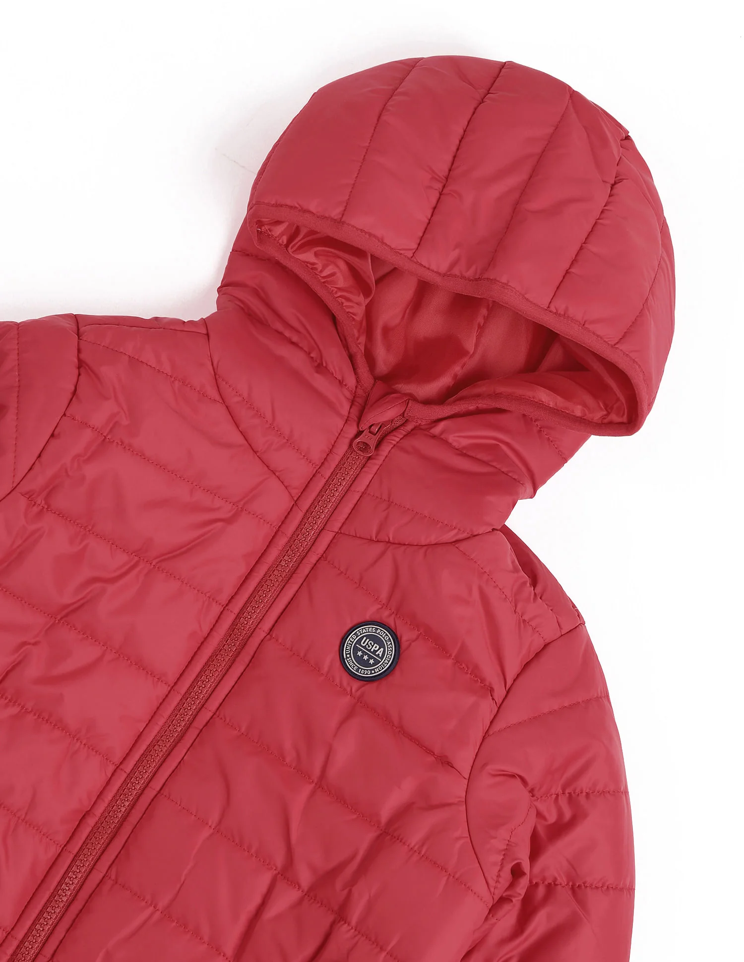 Boys Solid Hooded Jacket - Image 2