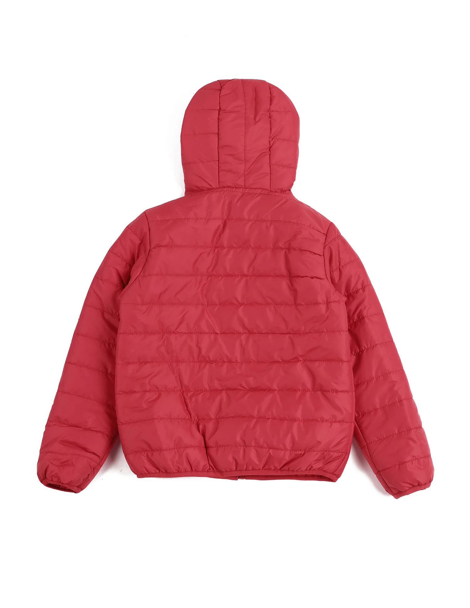 Boys Solid Hooded Jacket - Image 6