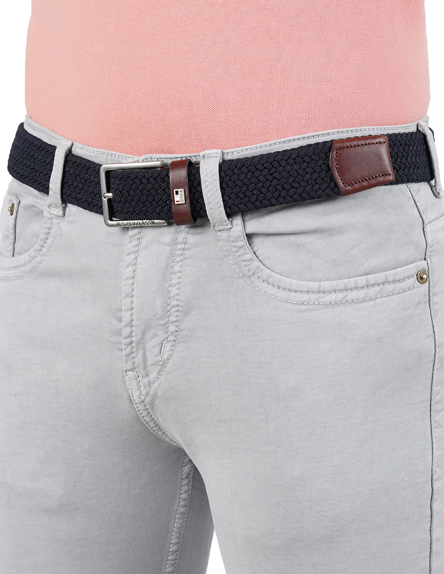 Braided Leather Tipped Belt - Image 6