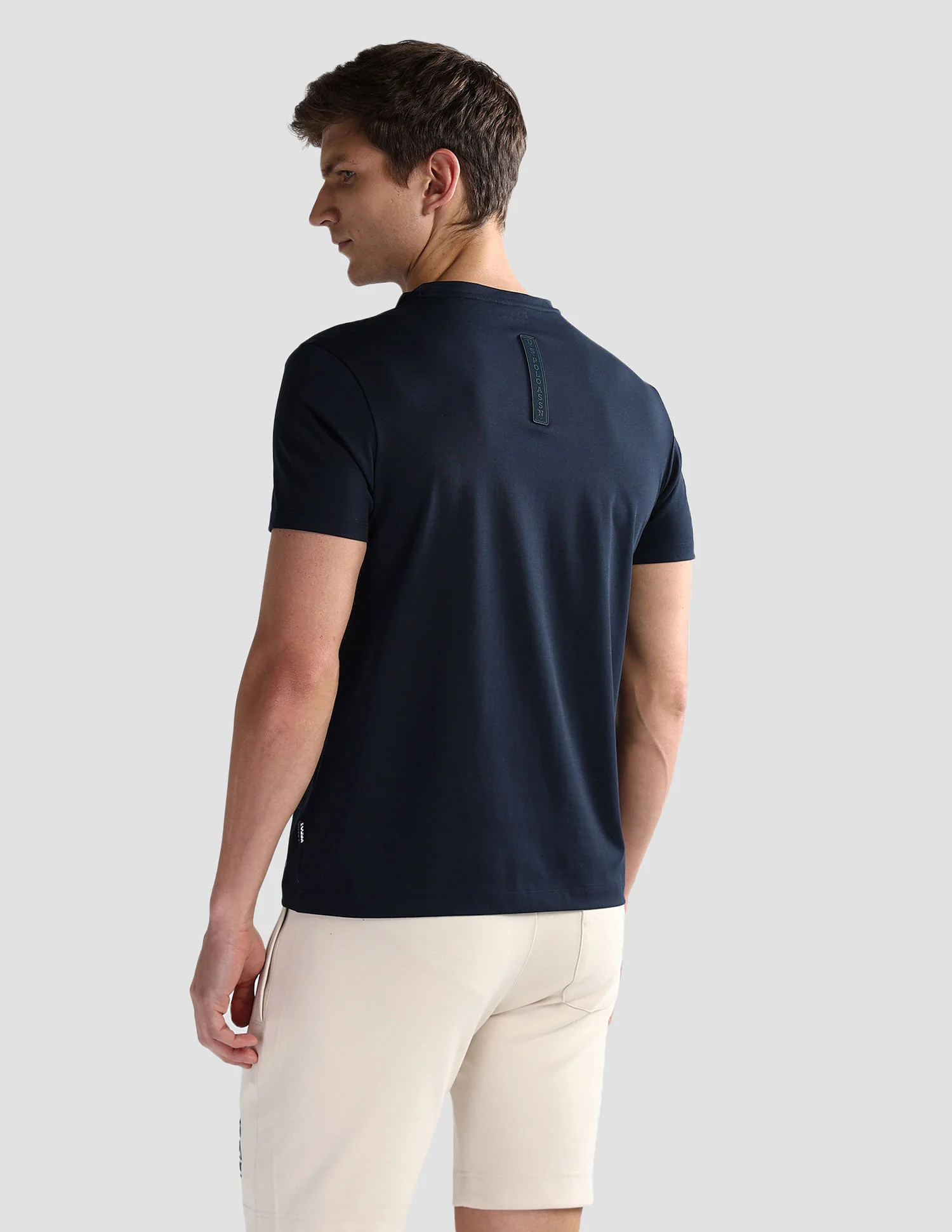 Brand Print Cotton Blend T-Shirt - Image 5
