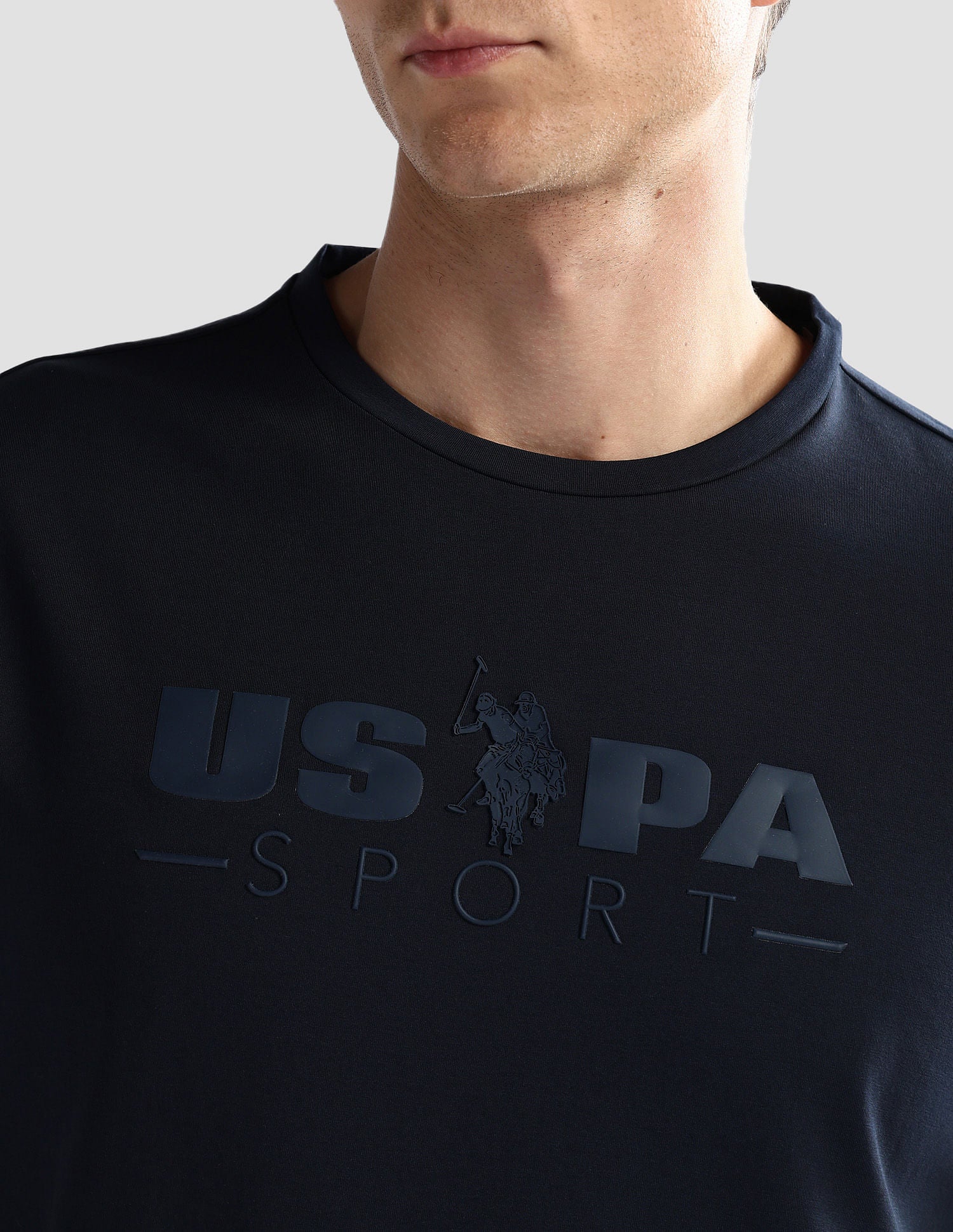 Brand Print Cotton Blend T-Shirt - Image 8