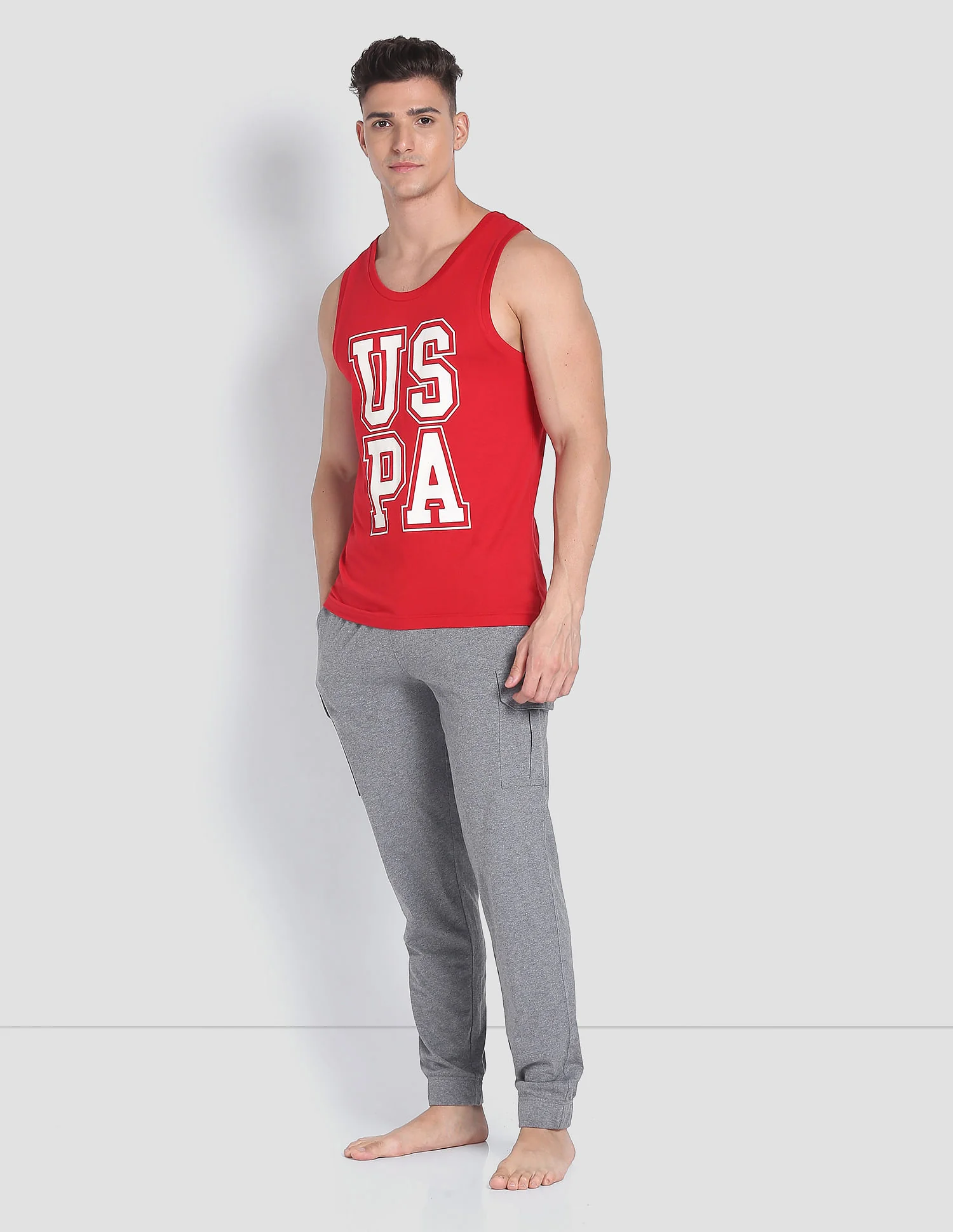 Brand Print Cotton IYBD Vest - Pack Of 1 - Image 3