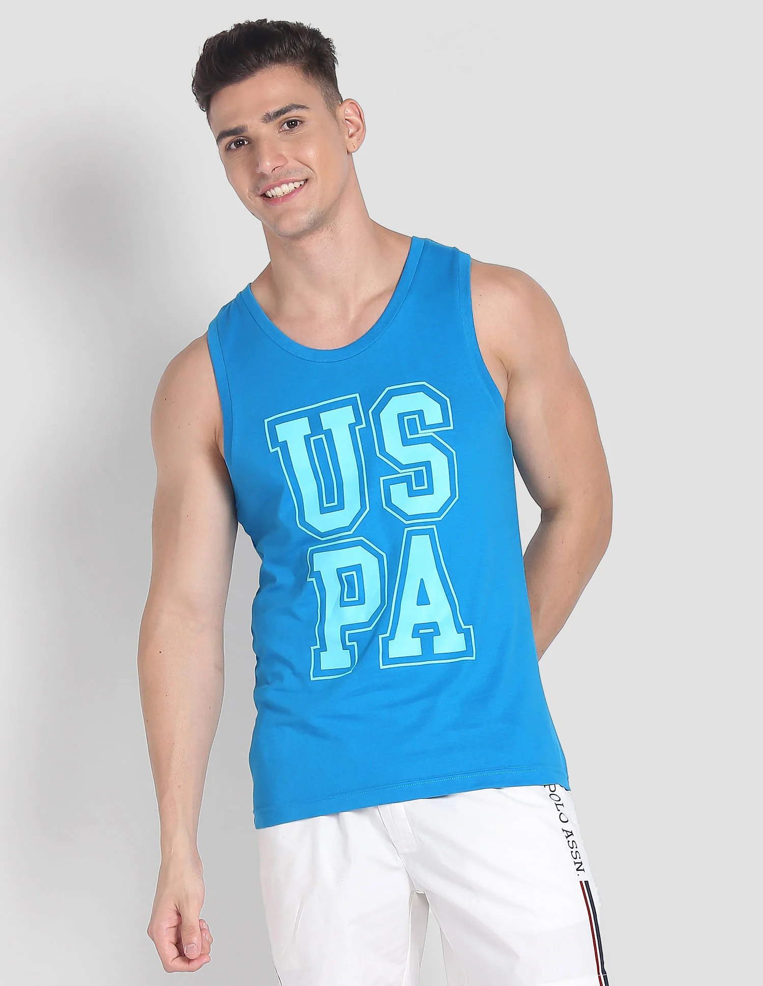 Brand Print Cotton IYBD Vest - Pack Of 1