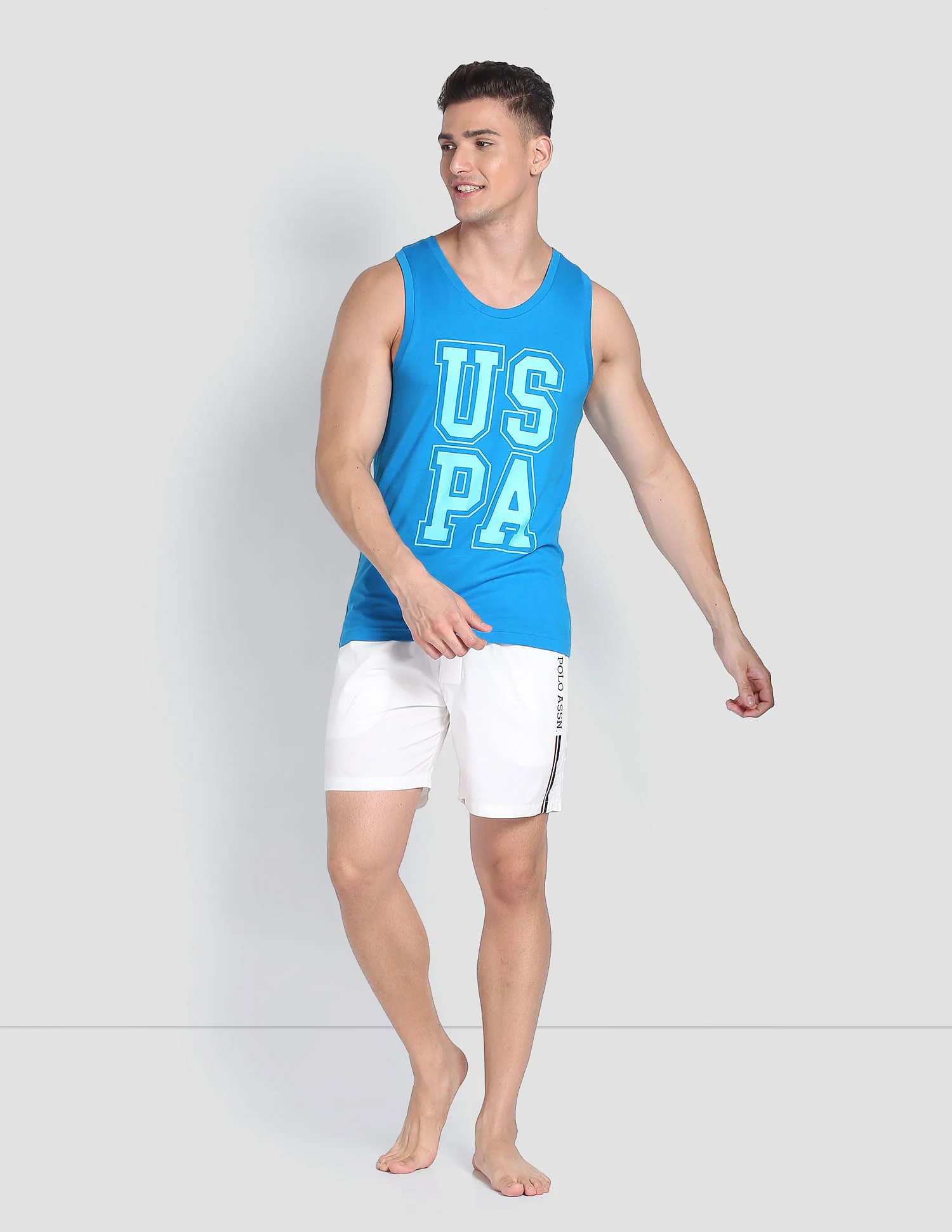 Brand Print Cotton IYBD Vest - Pack Of 1 - Image 3