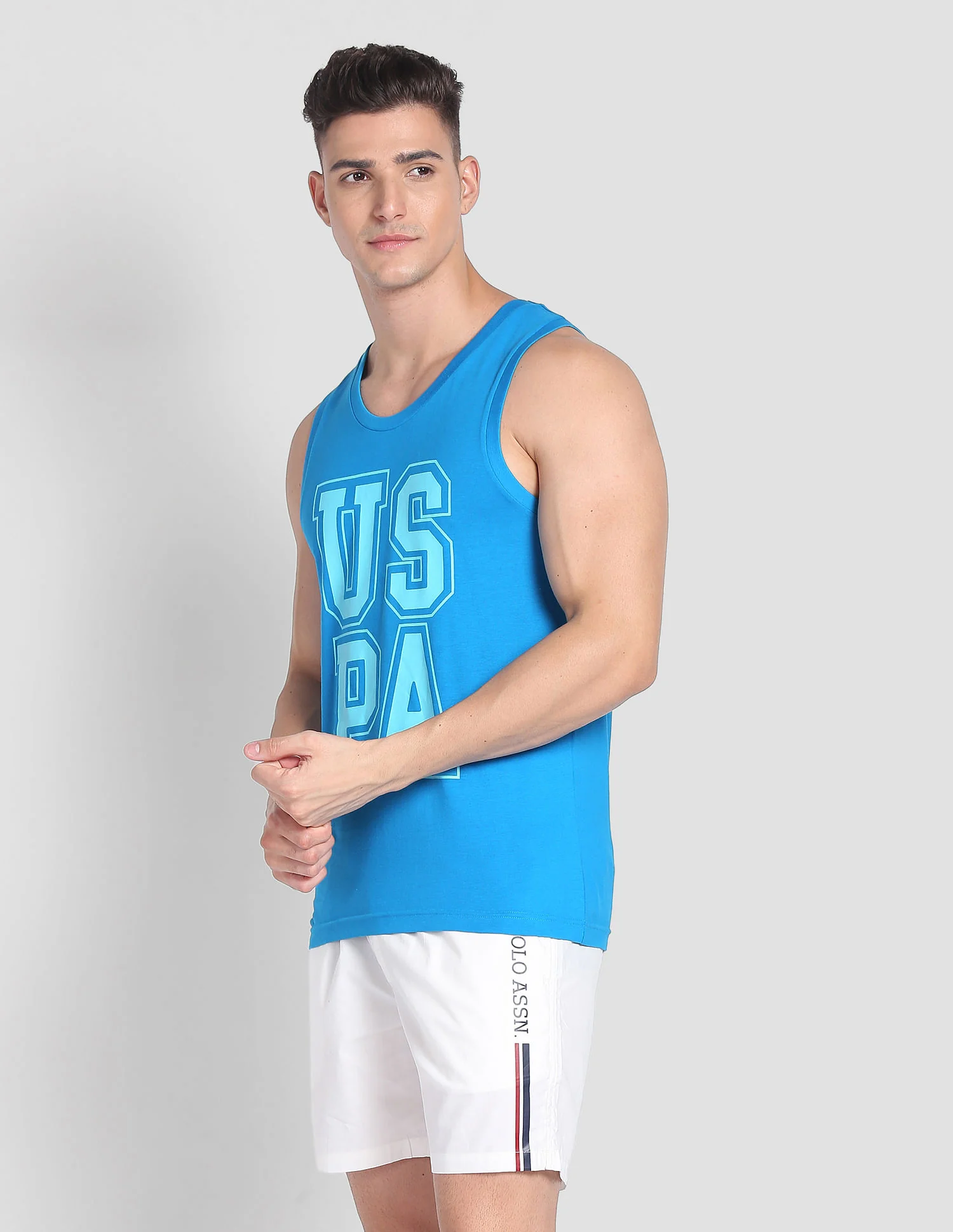 Brand Print Cotton IYBD Vest - Pack Of 1 - Image 4