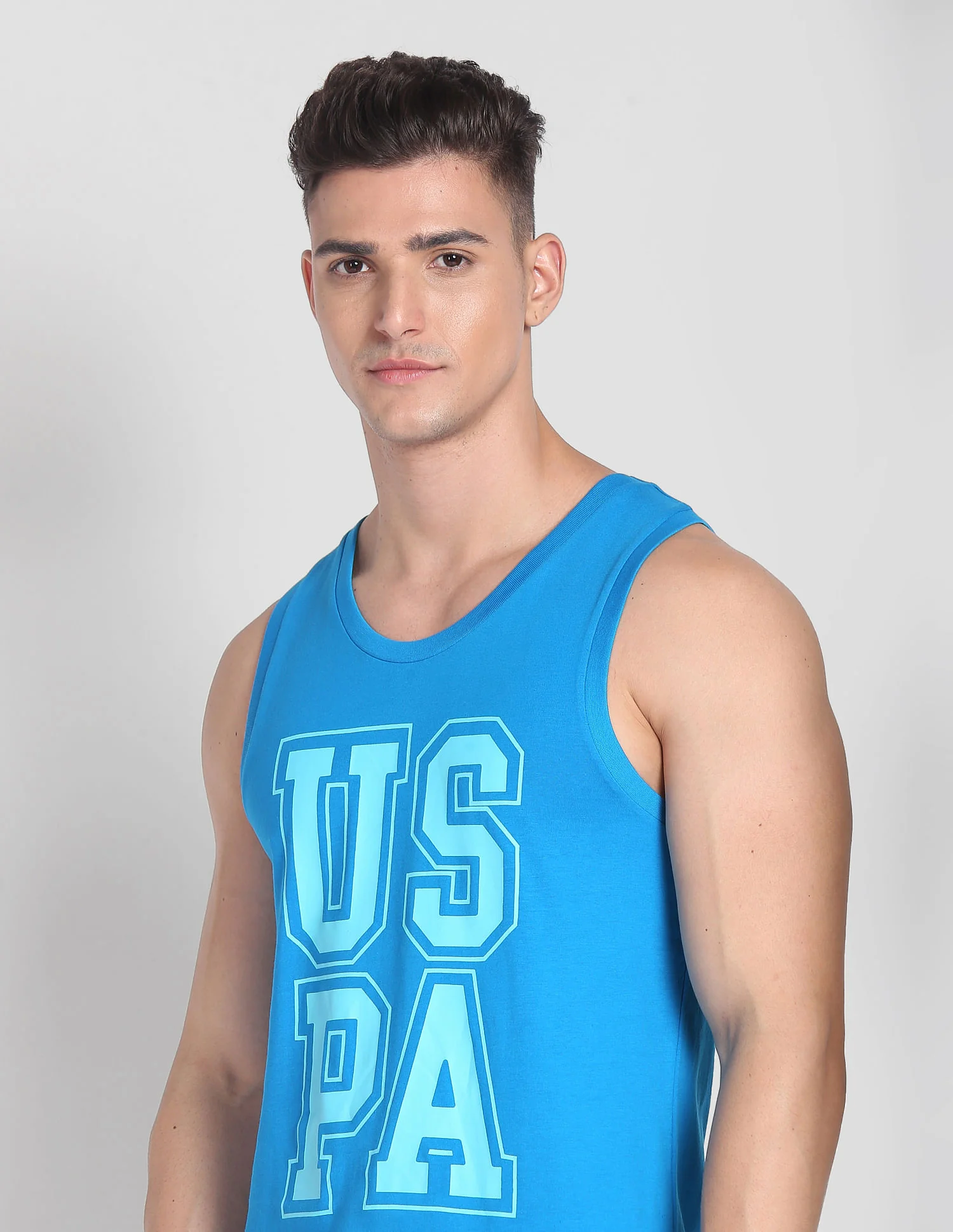 Brand Print Cotton IYBD Vest - Pack Of 1 - Image 7