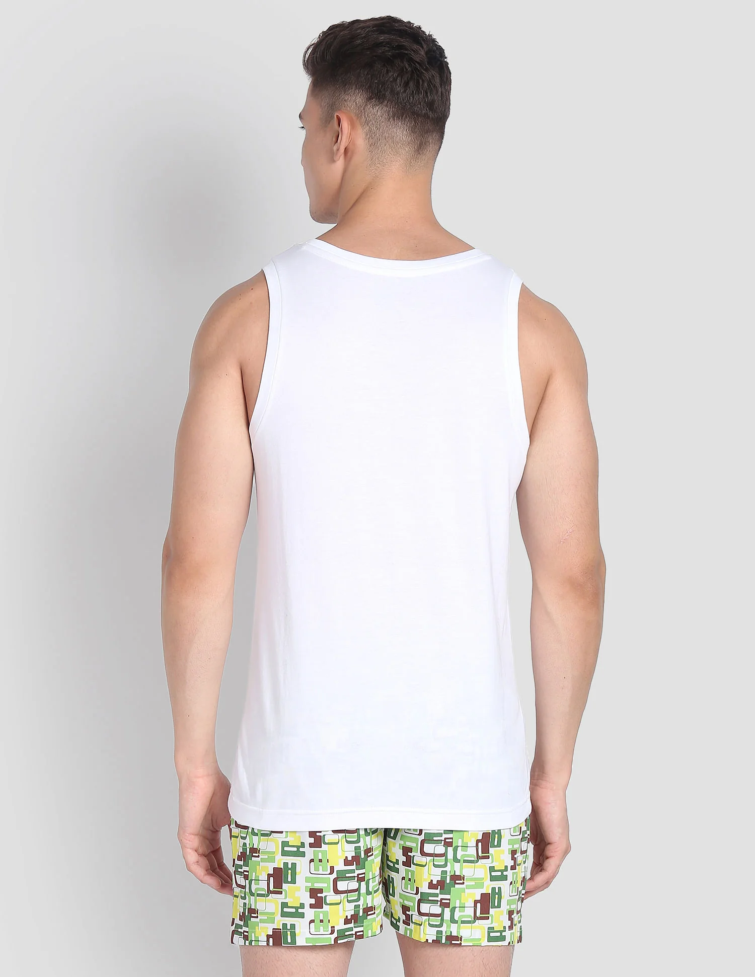 Brand Print Cotton IYBD Vest - Pack Of 1 - Image 5