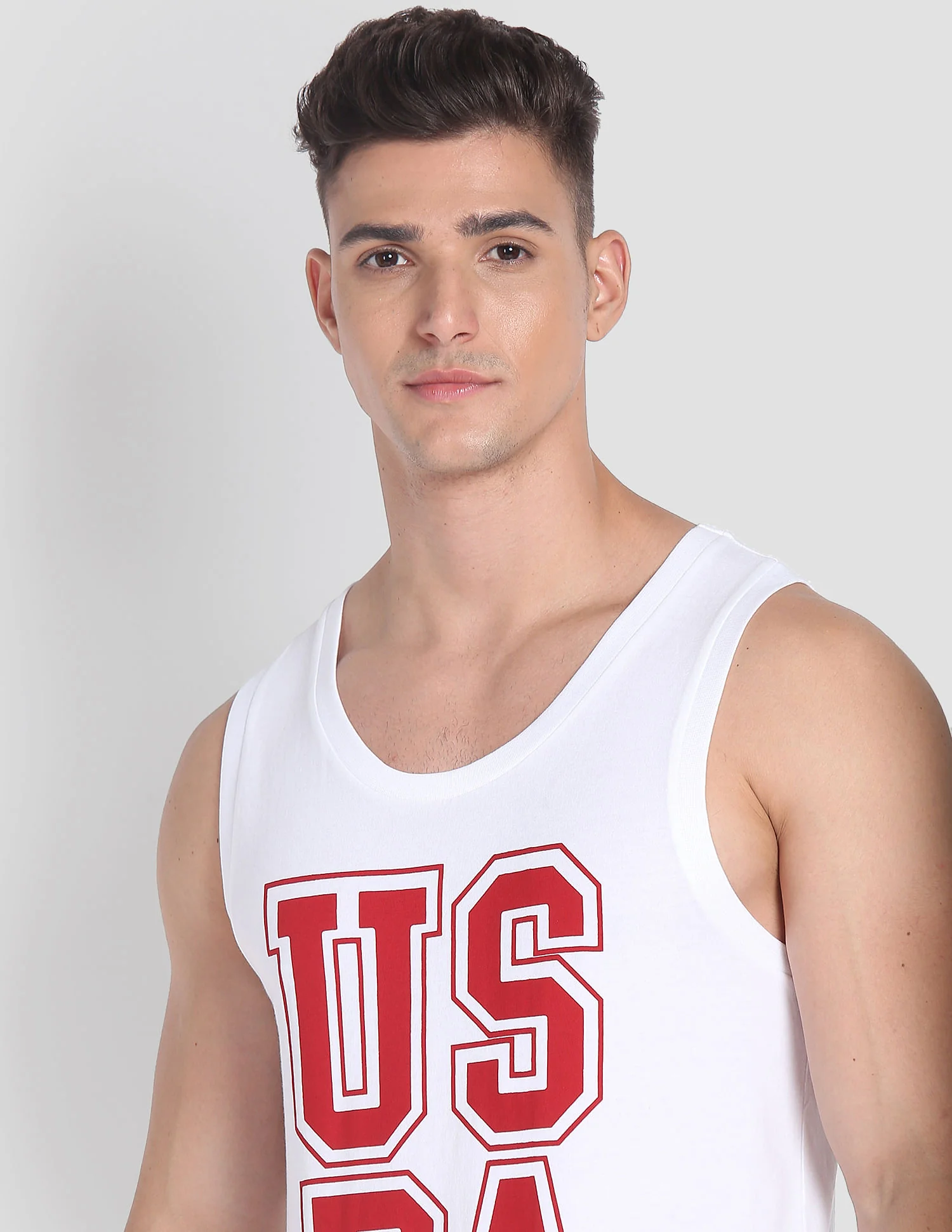 Brand Print Cotton IYBD Vest - Pack Of 1 - Image 7