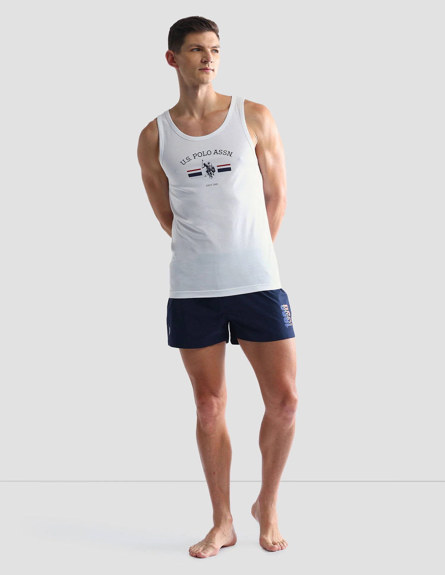 Brand Print Cotton OEV02 Vest - Pack Of 1 - Image 3
