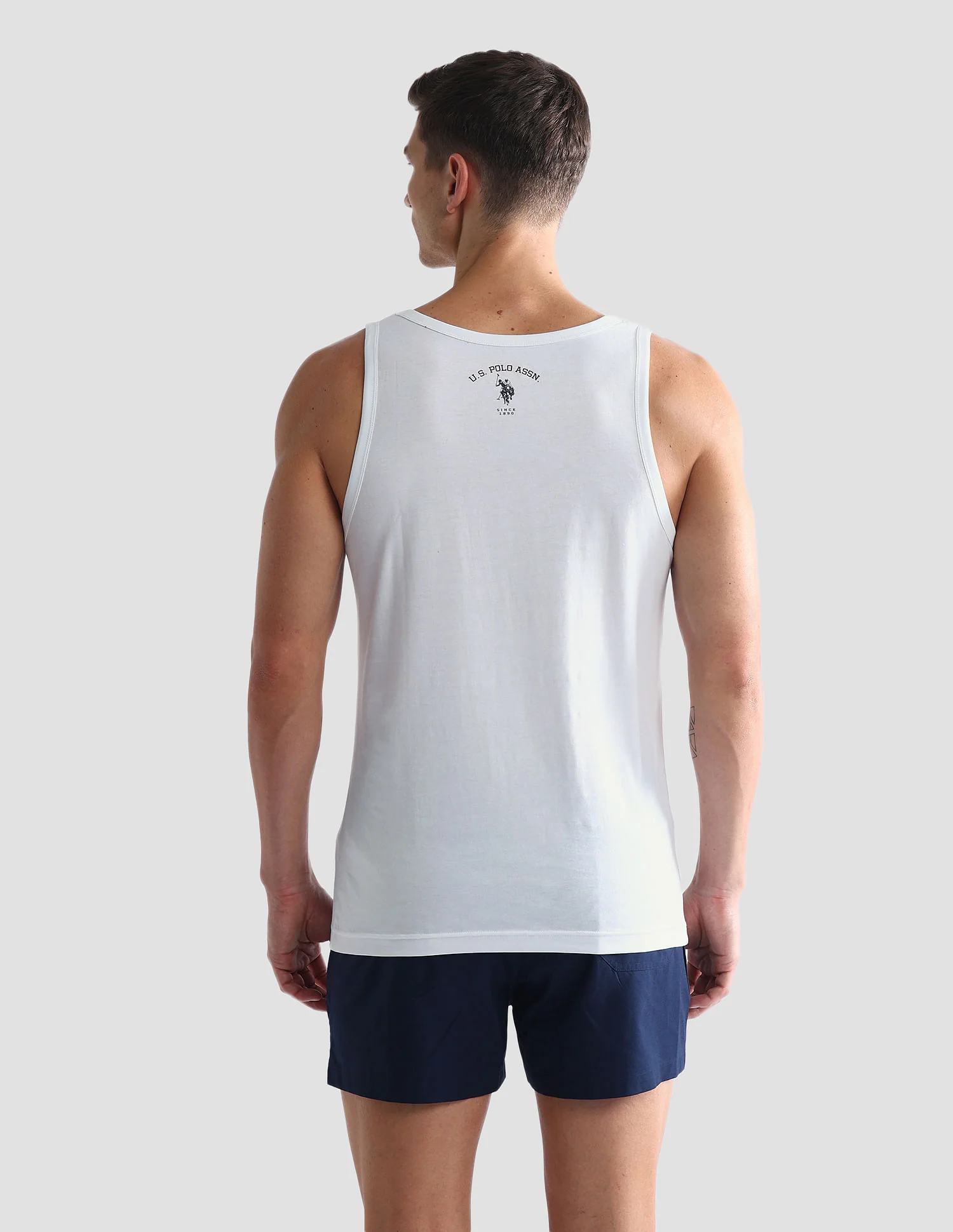 Brand Print Cotton OEV02 Vest - Pack Of 1 - Image 5