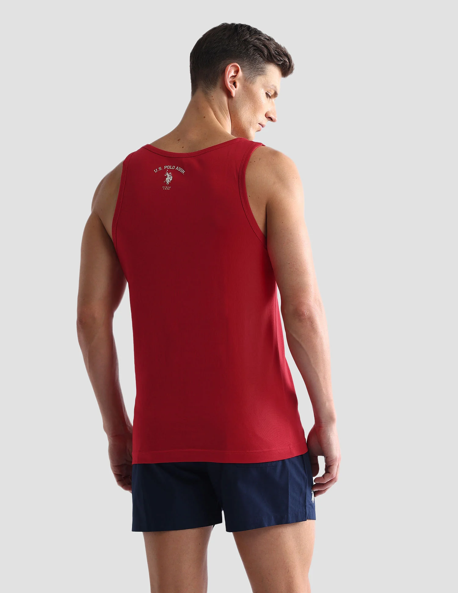 Brand Print Cotton OEV02 Vest - Pack Of 1 - Image 5