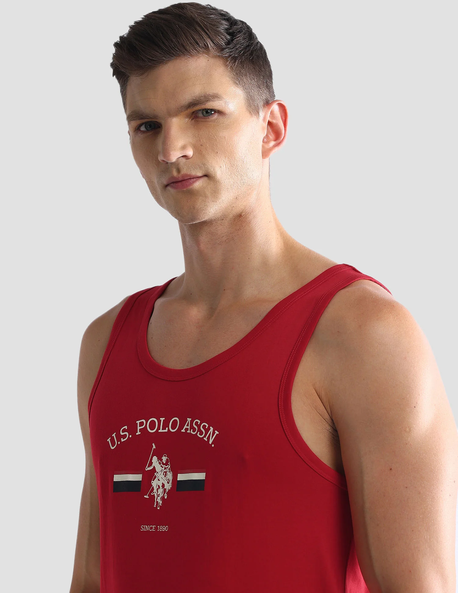 Brand Print Cotton OEV02 Vest - Pack Of 1 - Image 7