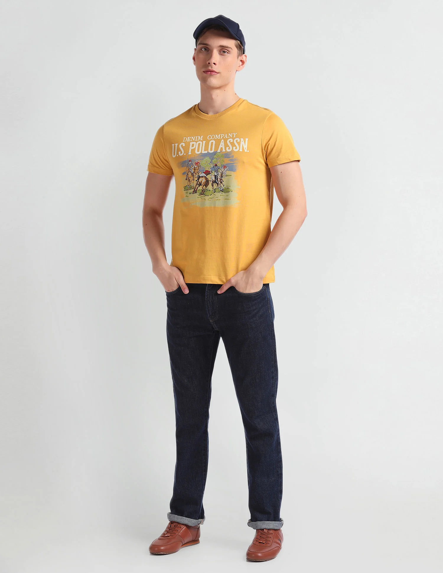 Brand Print Cotton T-Shirt - Image 3