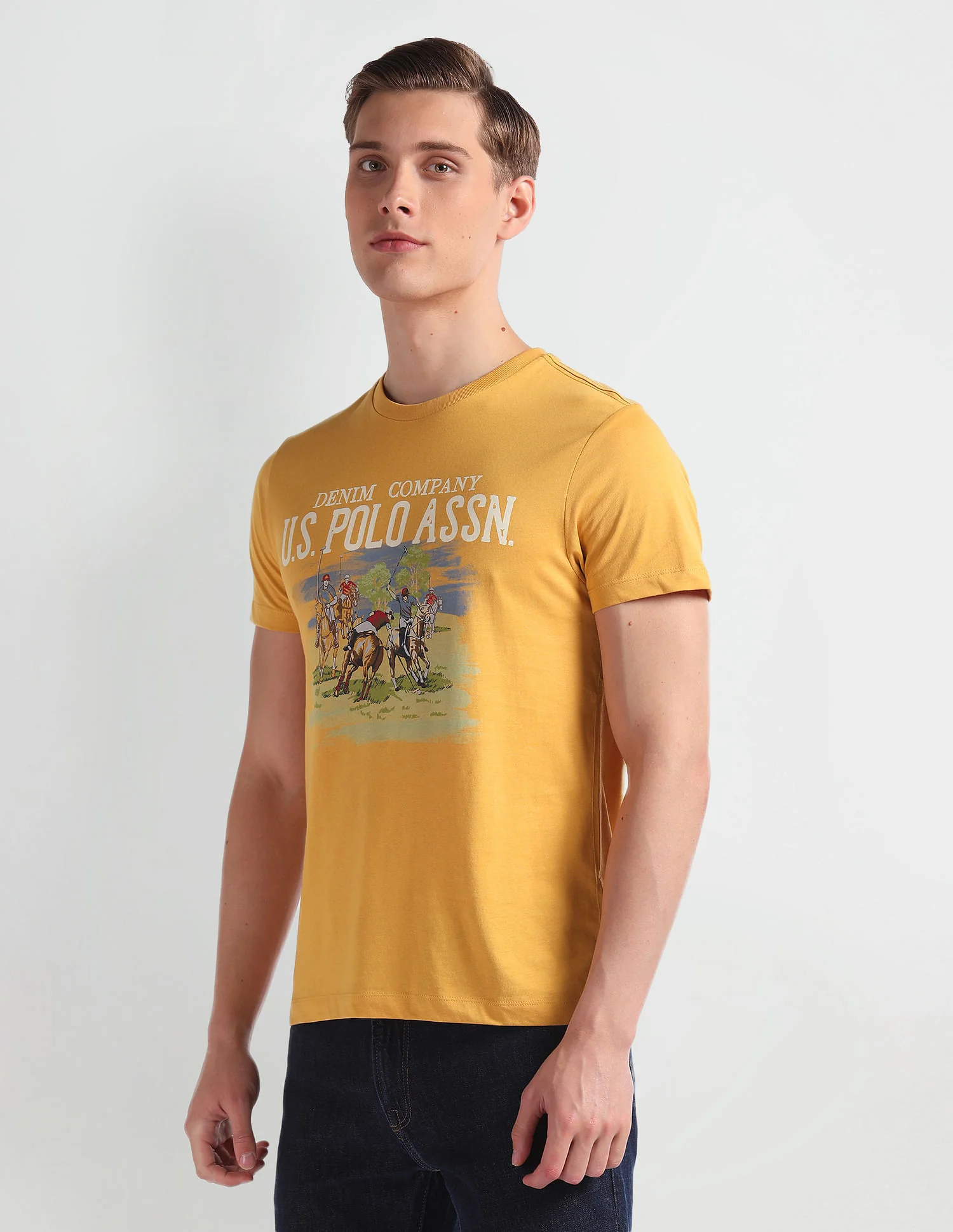 Brand Print Cotton T-Shirt - Image 4