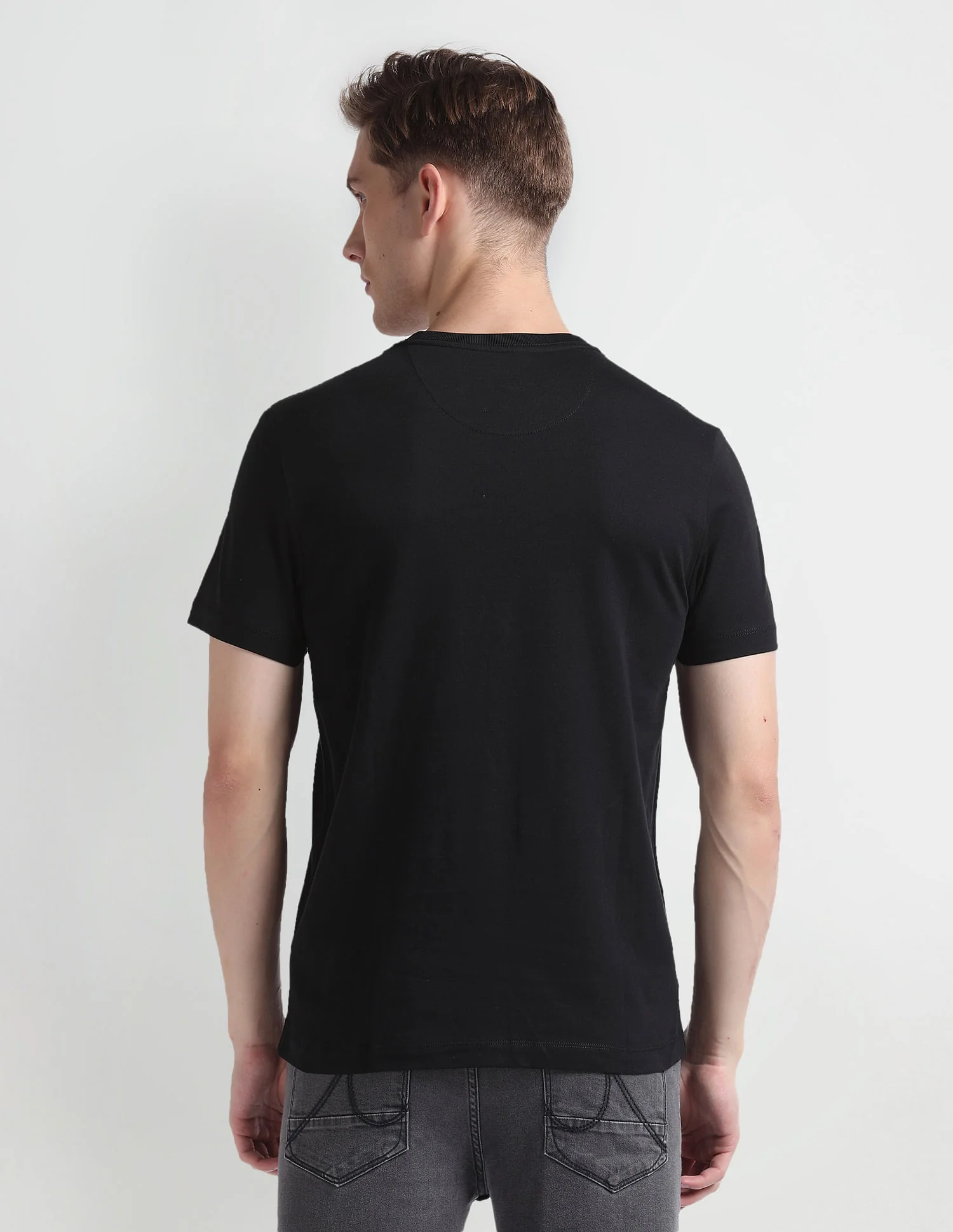 Brand Print Cotton T-Shirt - Image 5